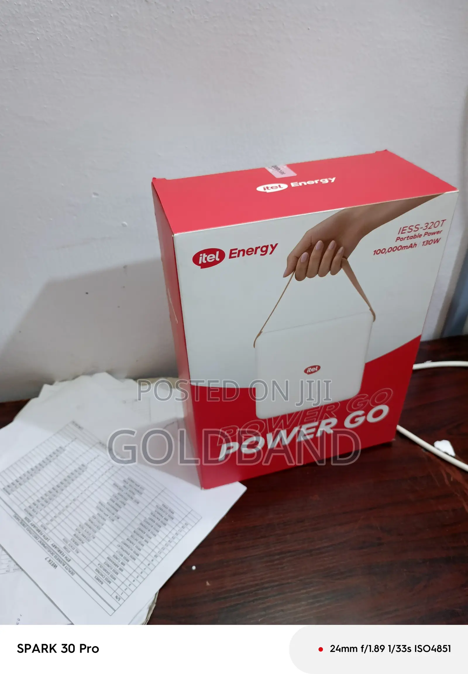 Itel Iess-320t Power Go Backup Generator