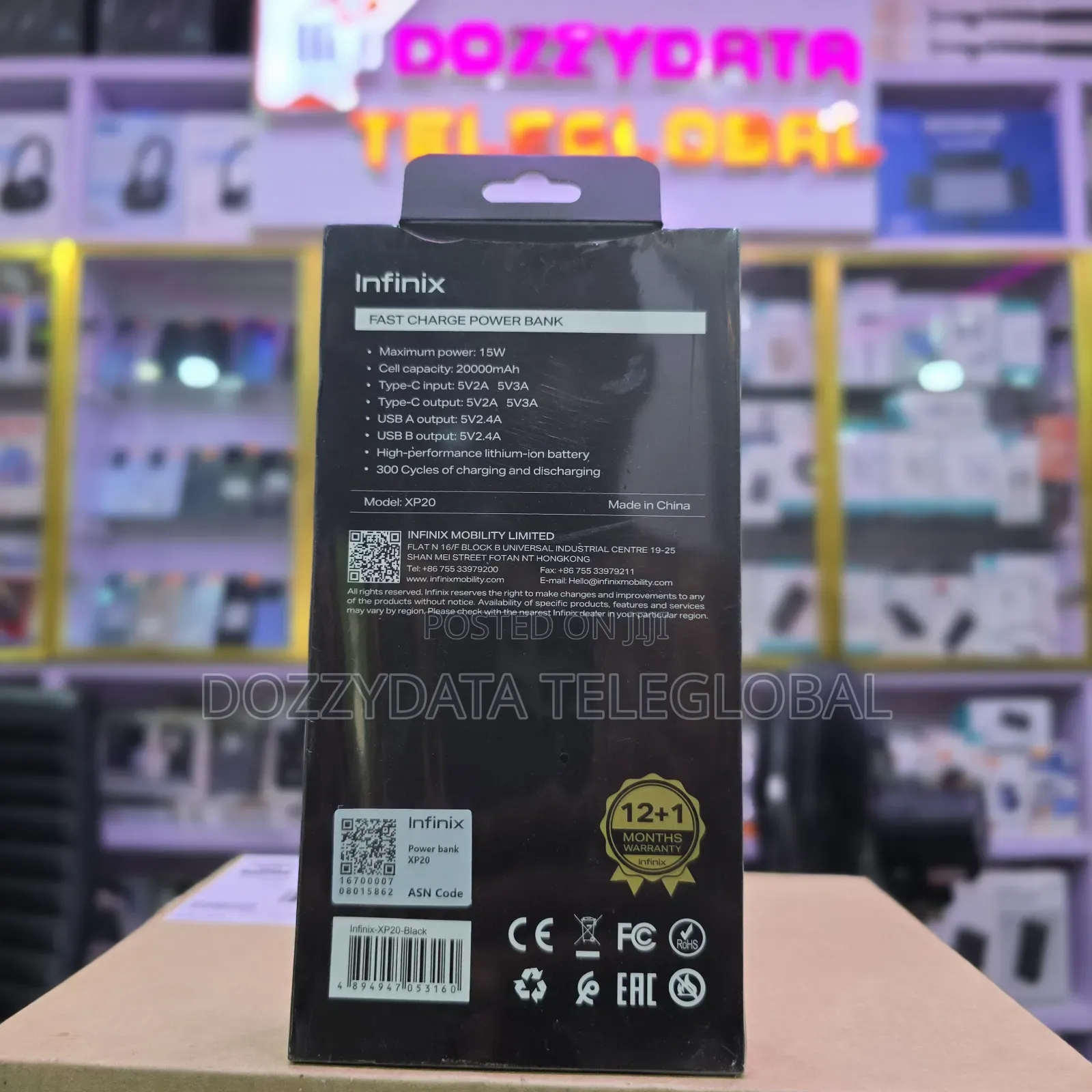 Infinix Xpower 20 Go 20000mah Powerbank