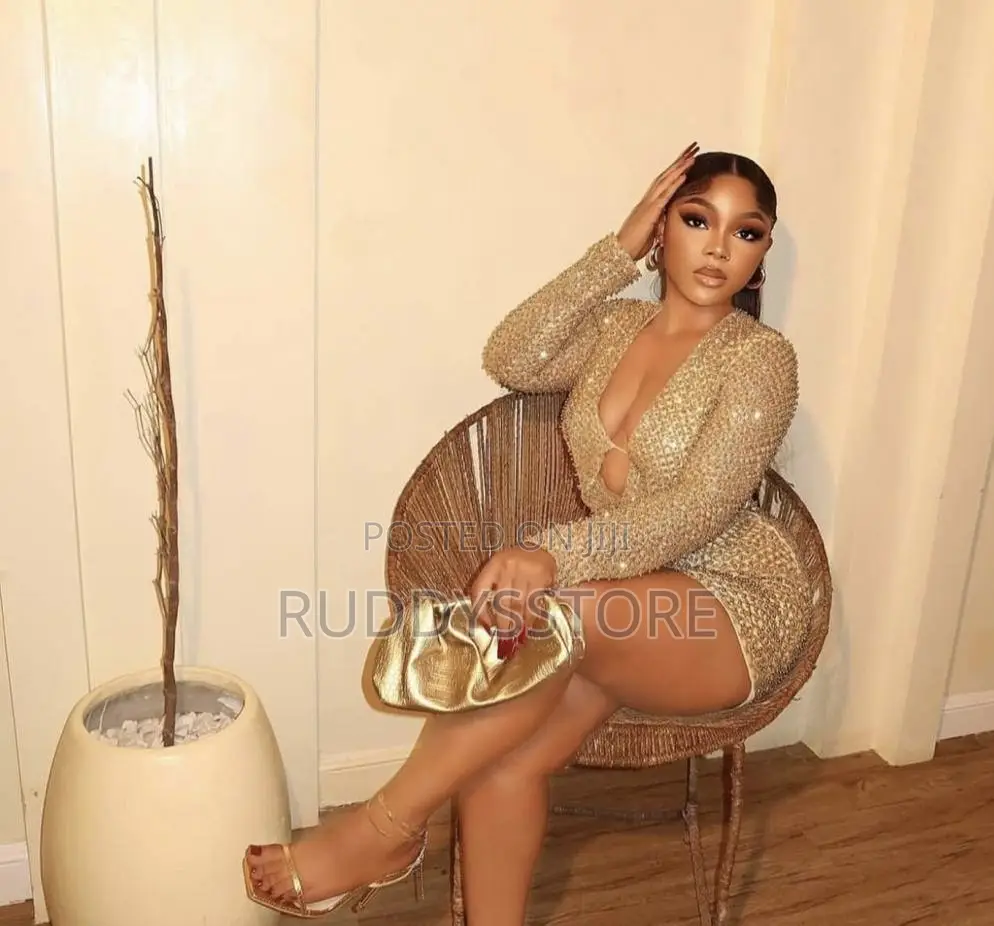 Luxury Hopoly Fully Beaded Dress