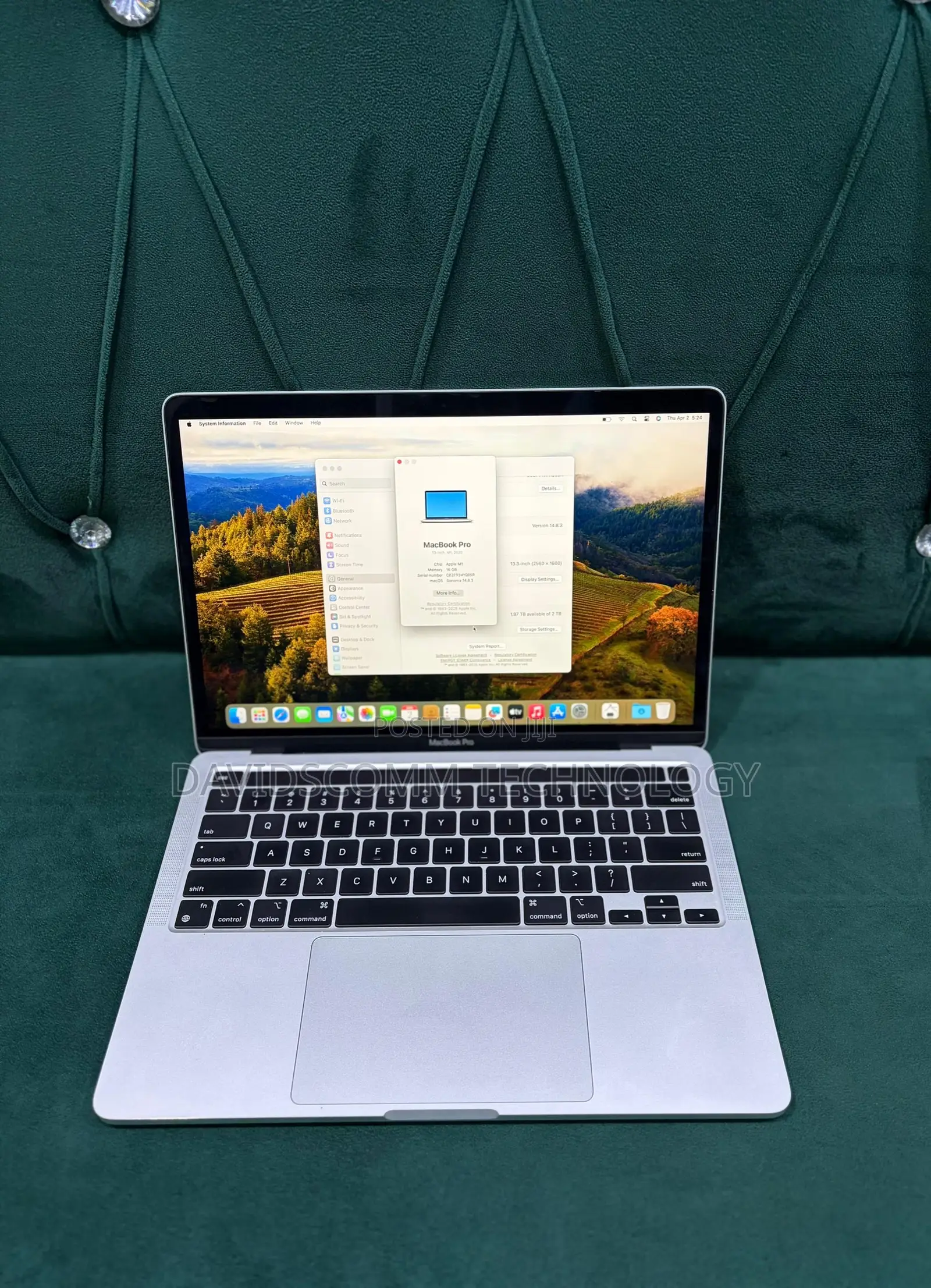Laptop Apple MacBook Pro 2021 M1 16GB Apple M1 SSD 2T