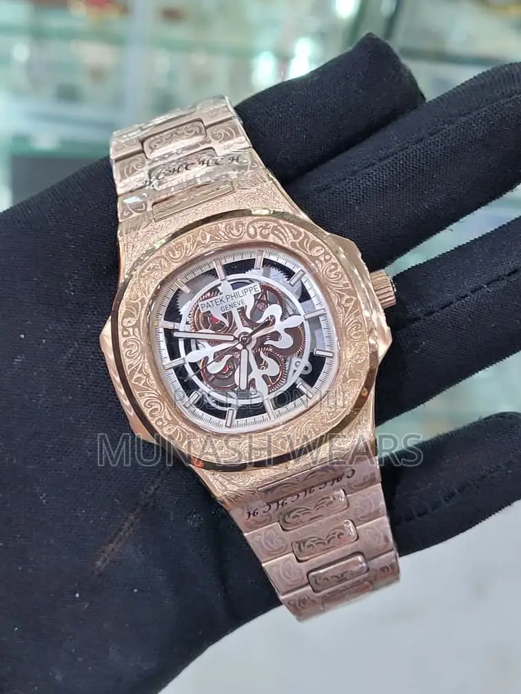 Patek Philippe Silver and Gold Chain Chronograph