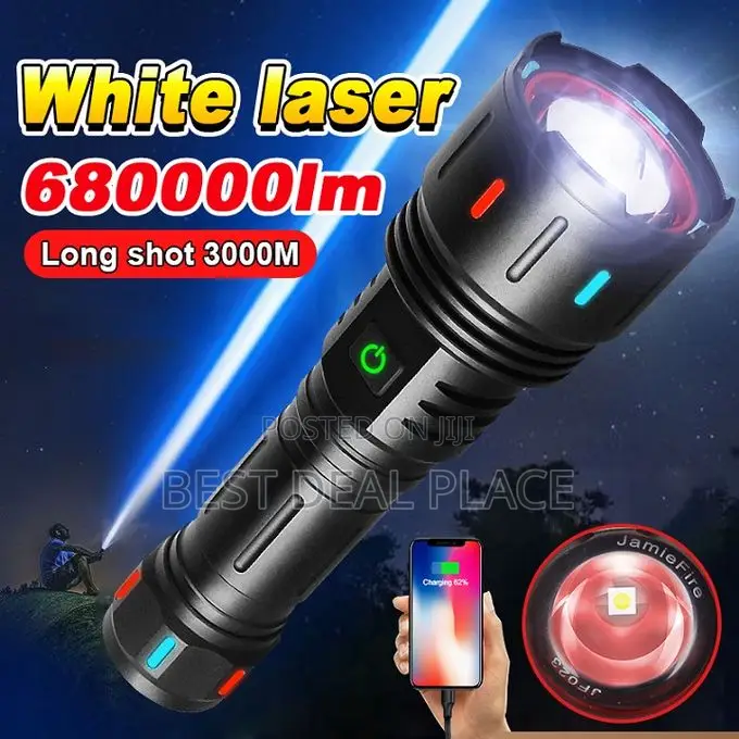 Tactical Military Search Laser Flashlight 1500 Meters