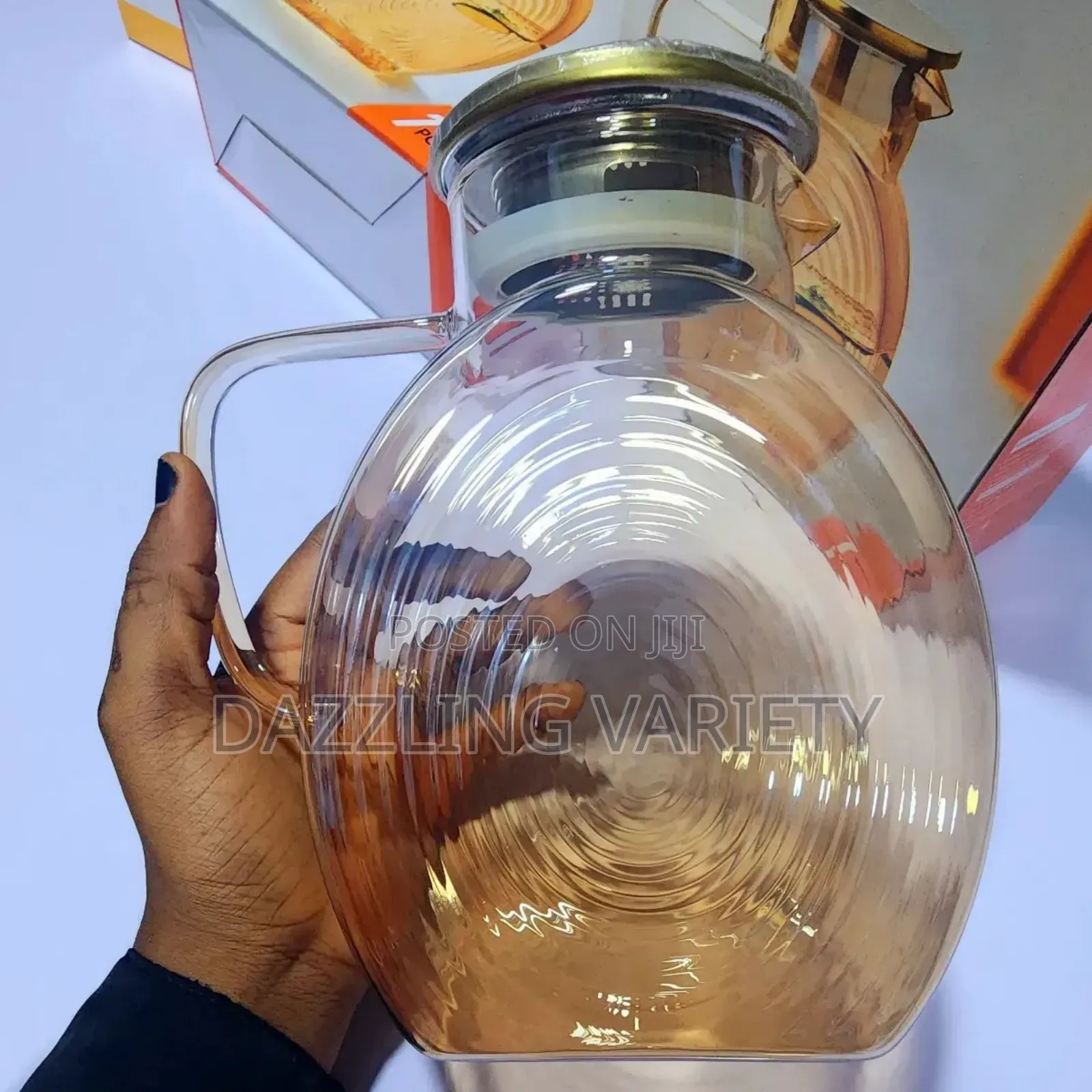 High Quality Glass Infuser Pitcher for Fruits and Teas