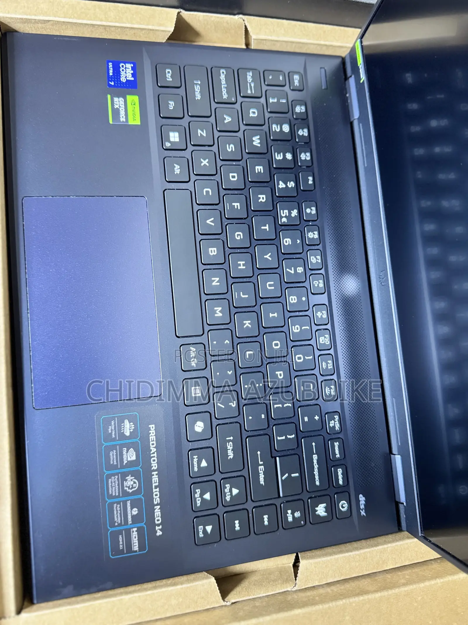 Laptop Acer Predator Helios Neo 14 16GB Intel Core Ultra 7 SSD 1T