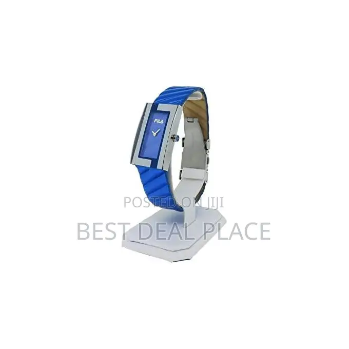 Fila Prezioso Women's Metallic Blue Leather Band Watch