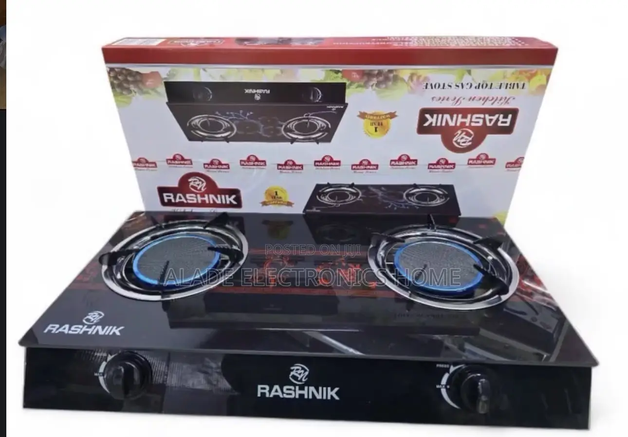 Rashnik Table Glass Top Gas Burner( No Rusting) 3yrs Waranty