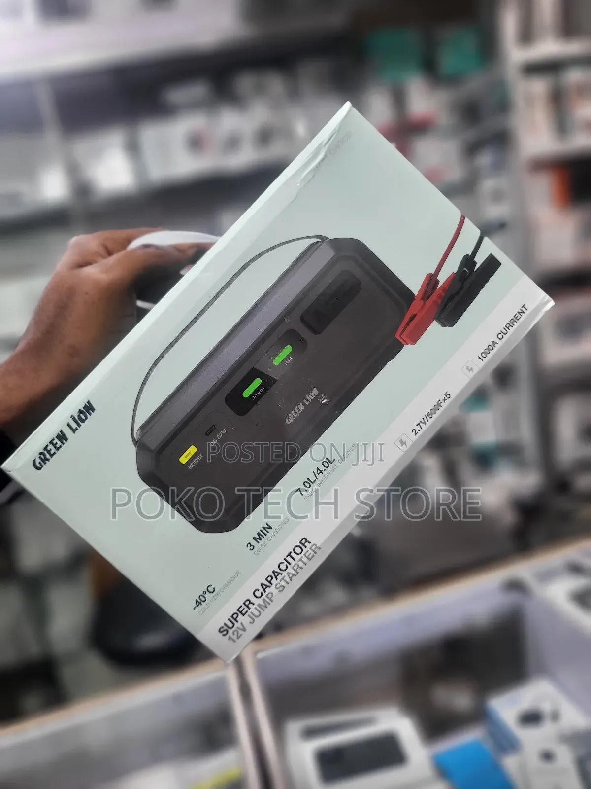 Green Lion Super Capacitor 12v Jump Starter.