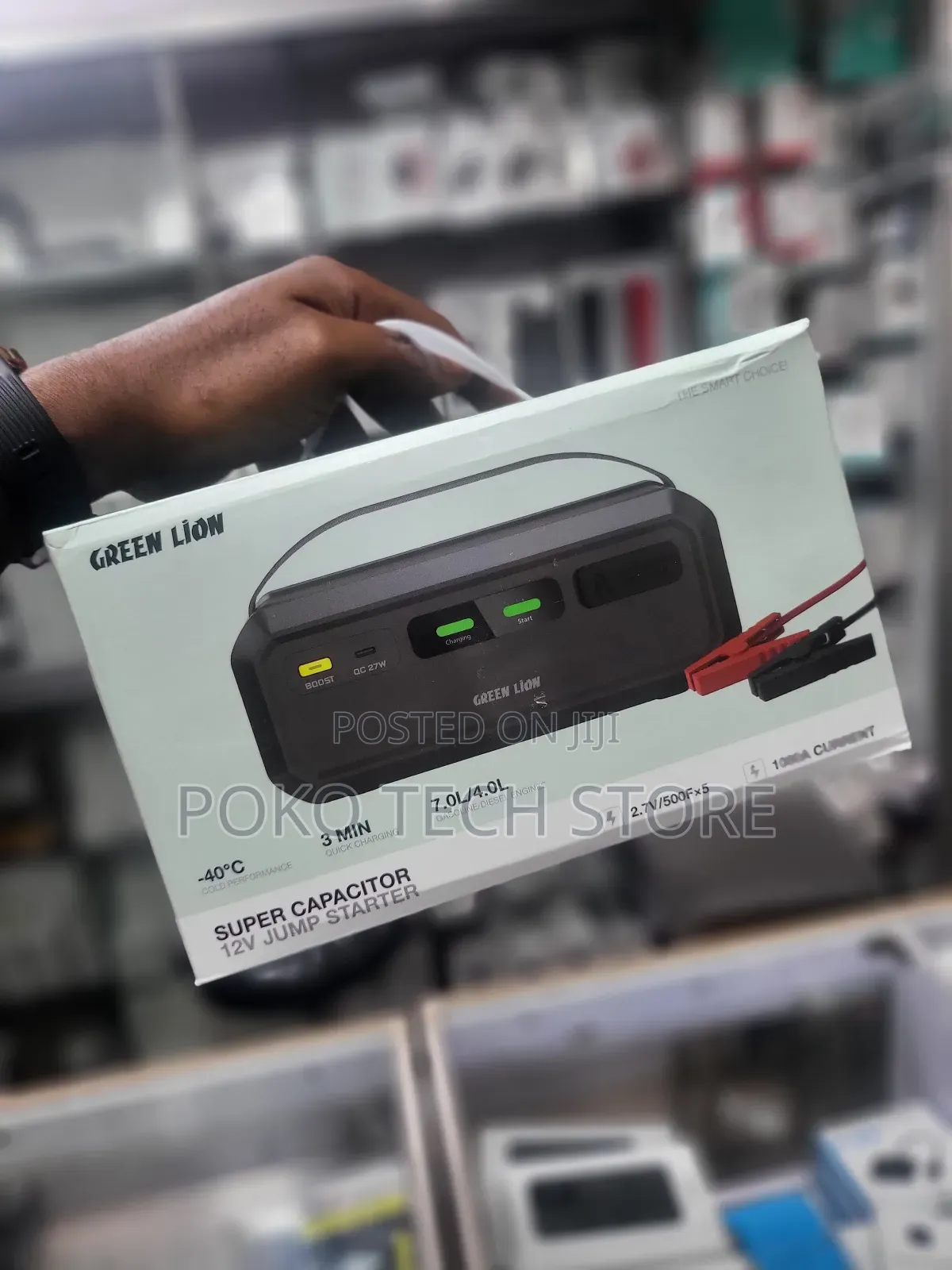 Green Lion Super Capacitor 12v Jump Starter.