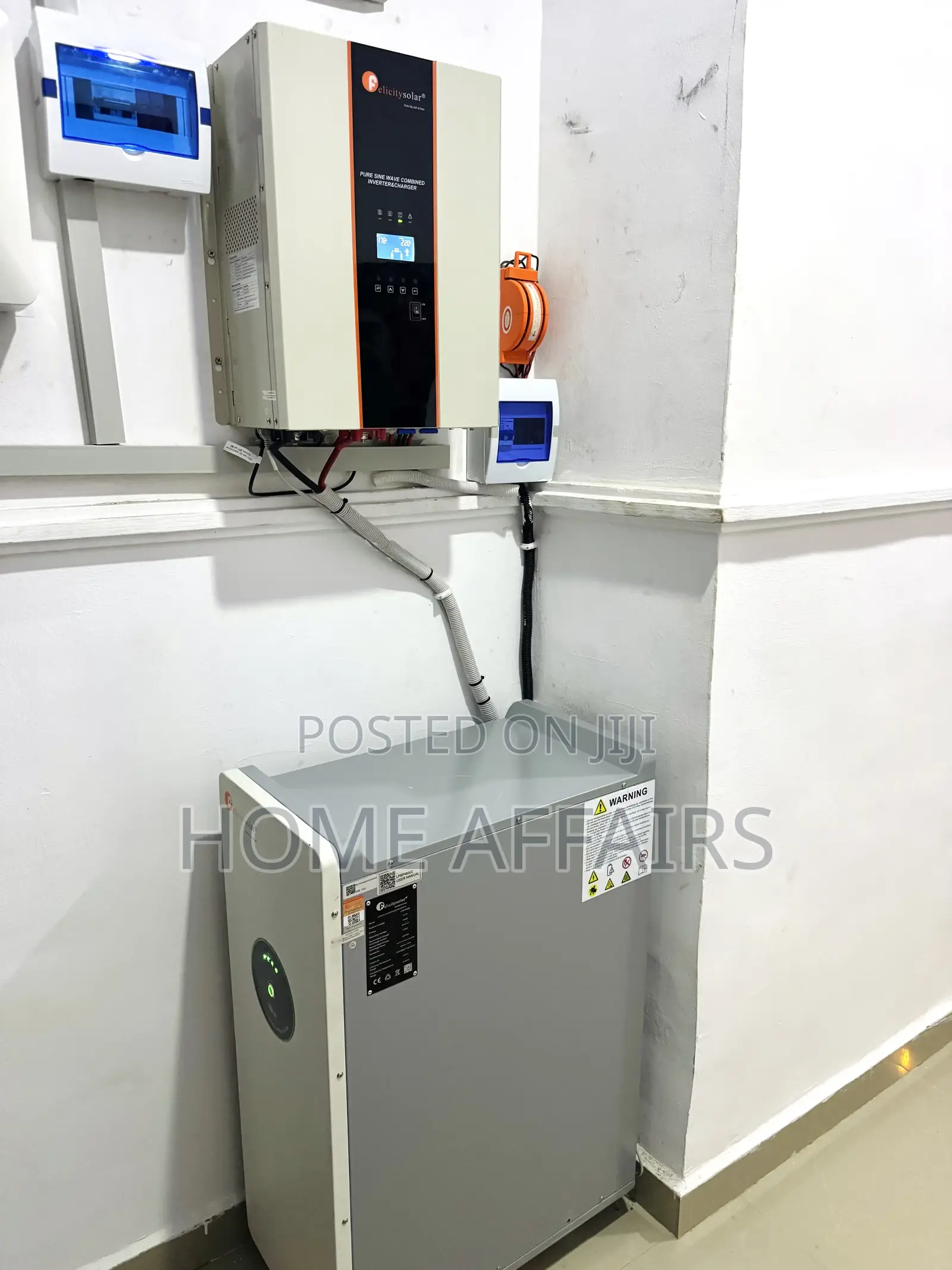 Solar Inverter Set Up 7.5kva Inverter+ 15kw Lithium Battery (Delivery)