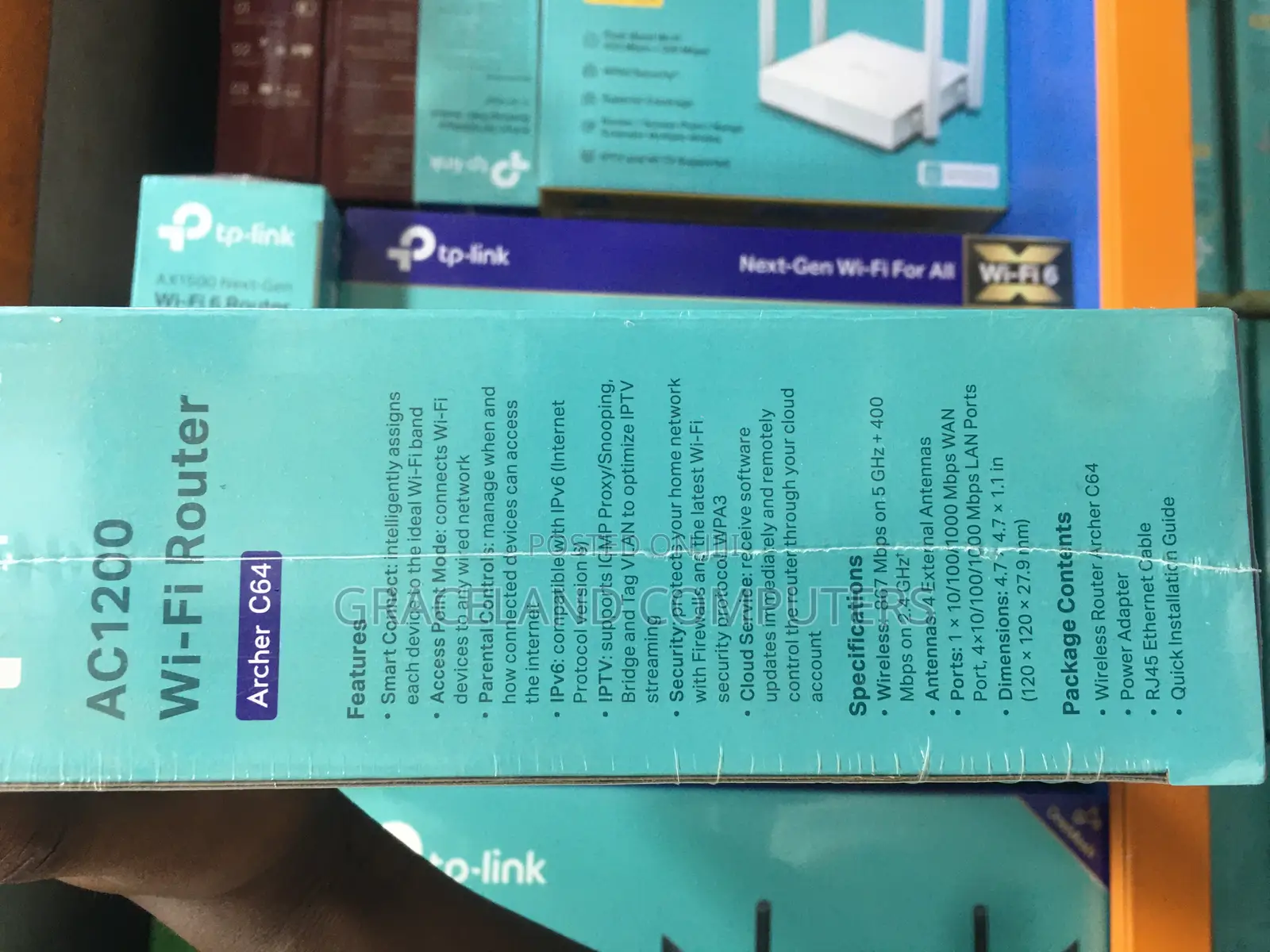 Tp-Link Archer C64 | Ac1200 Wireless Mu-Mimo Wifi Router(Full Gigabit)