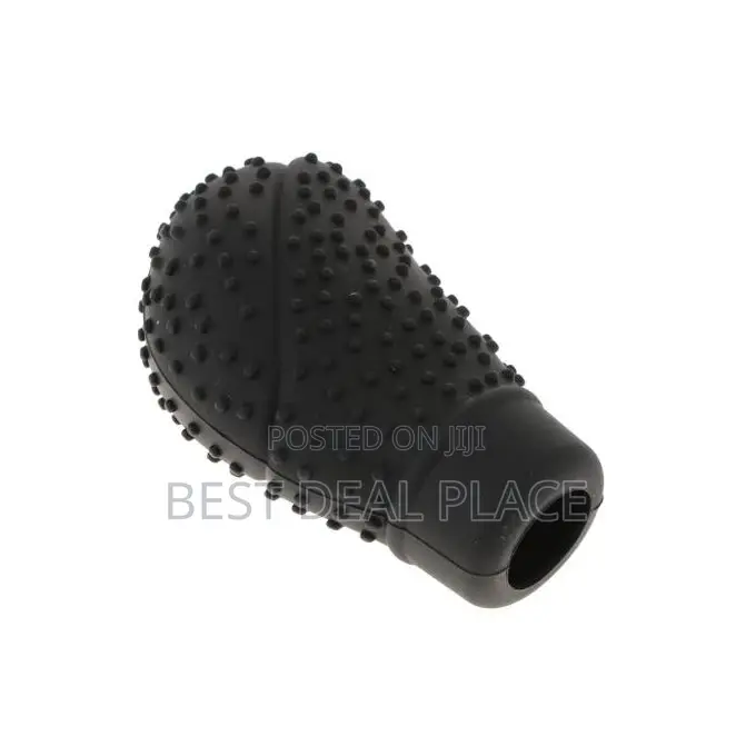 Black Soft Silicone Nonslip Car Shift Knob Gear Cover