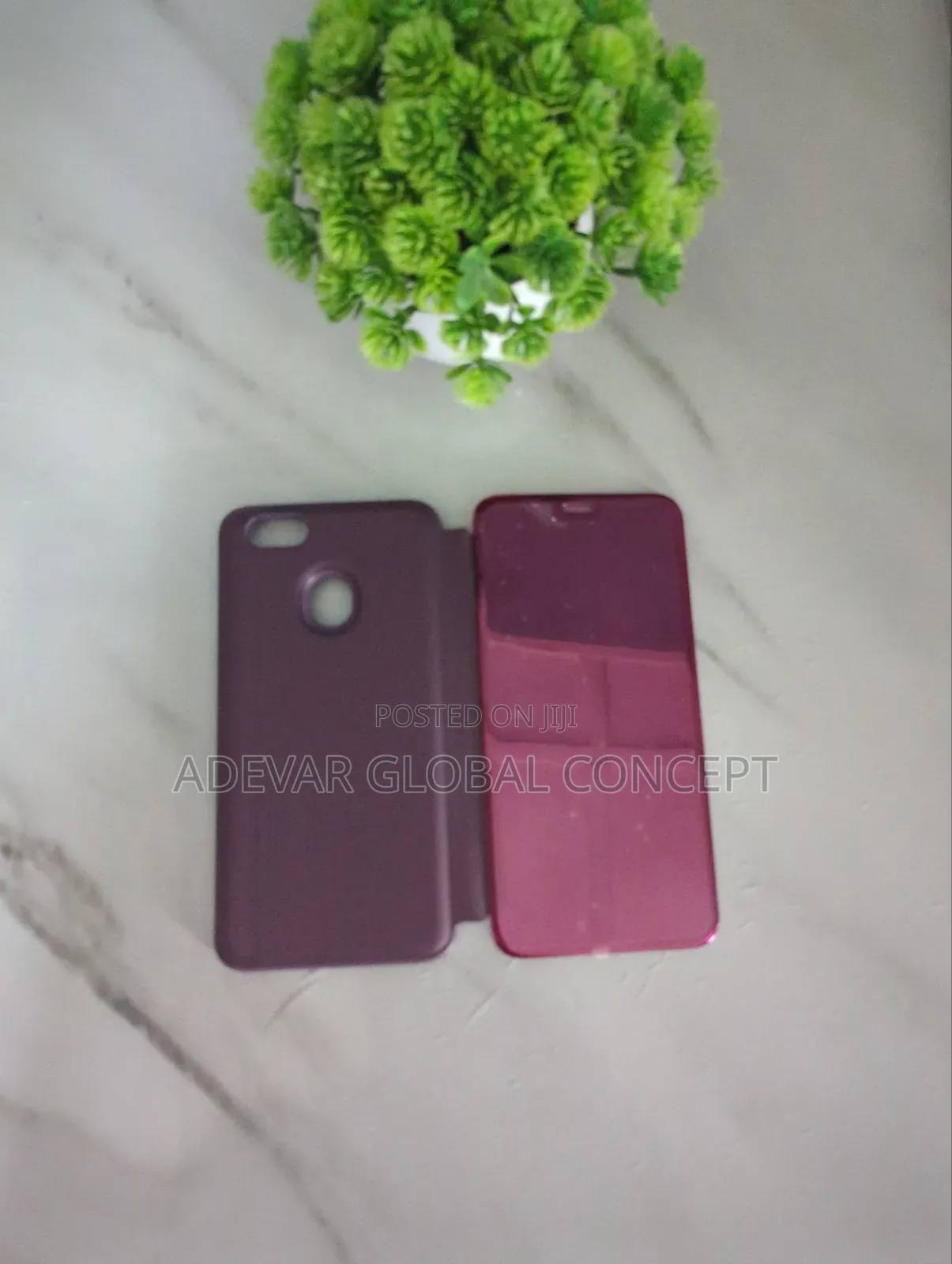 Oppo F5/A75/A75t/A73 Mirror Leather Case Pouch - Purple