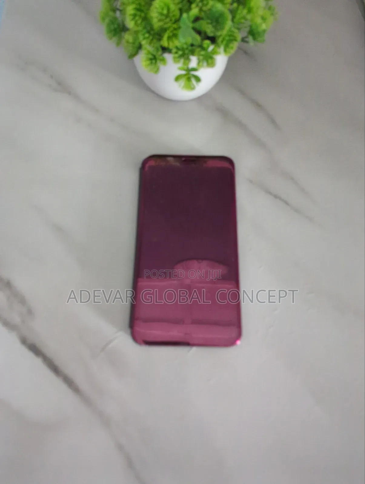 Oppo F5/A75/A75t/A73 Mirror Leather Case Pouch - Purple