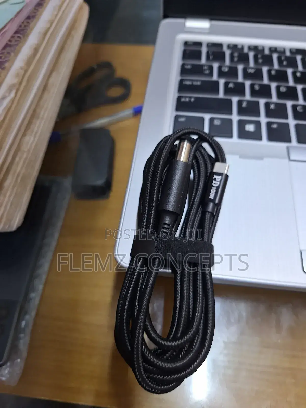 Laptop Powerbank 100w Pd Type-C to Big Mouth Hp Smart Ac Adapter