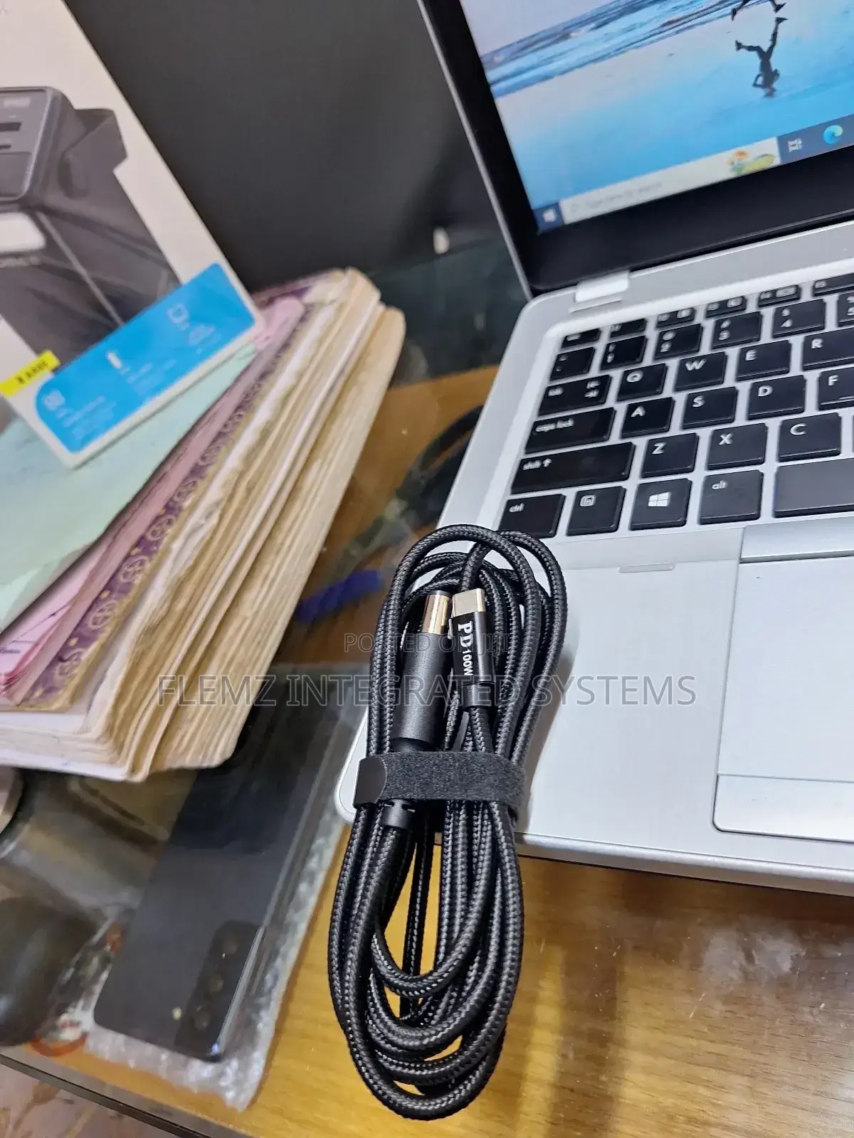 Laptop Powerbank 100w Pd Type-C to Big Mouth HP Smart AC Adapter