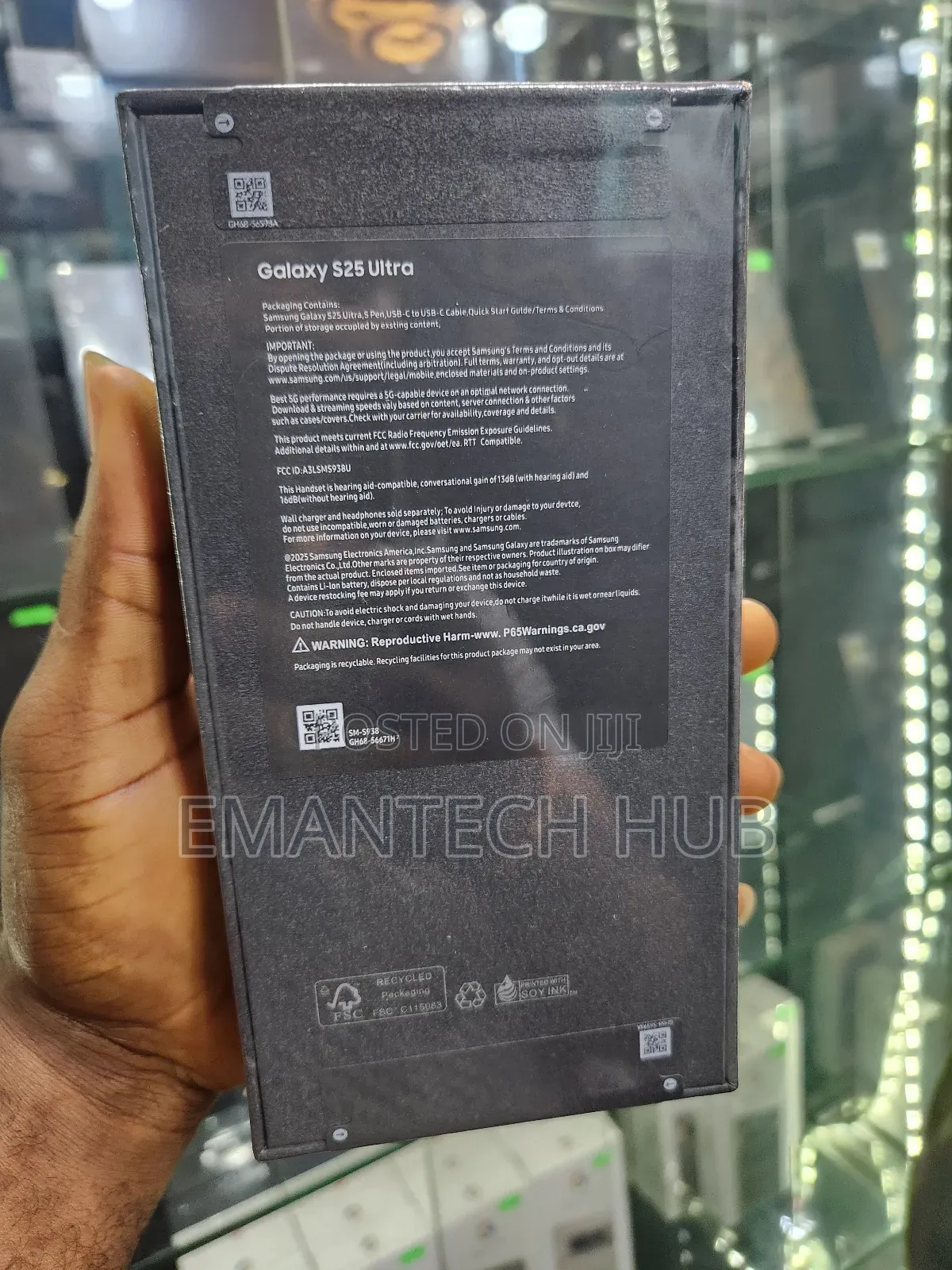 New Samsung Galaxy S25 Ultra 256 GB Black