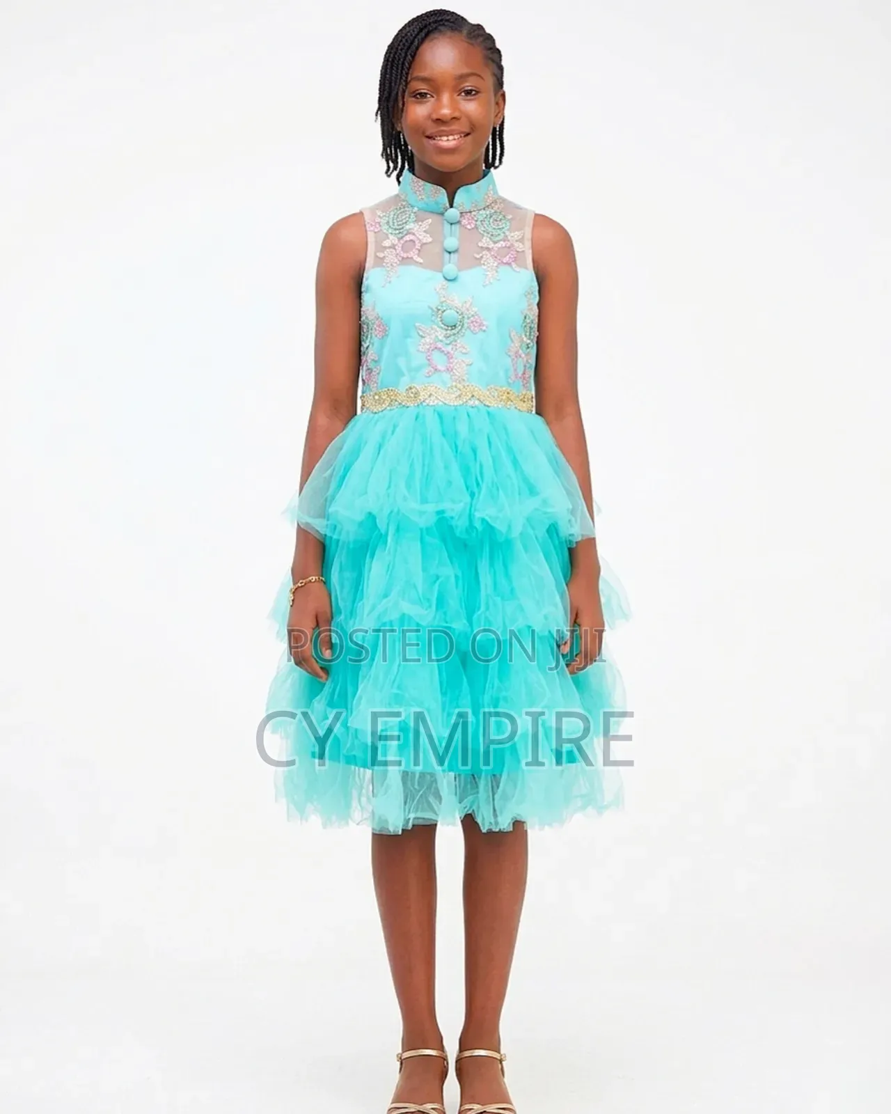 The Ocean Blossom Party Dress