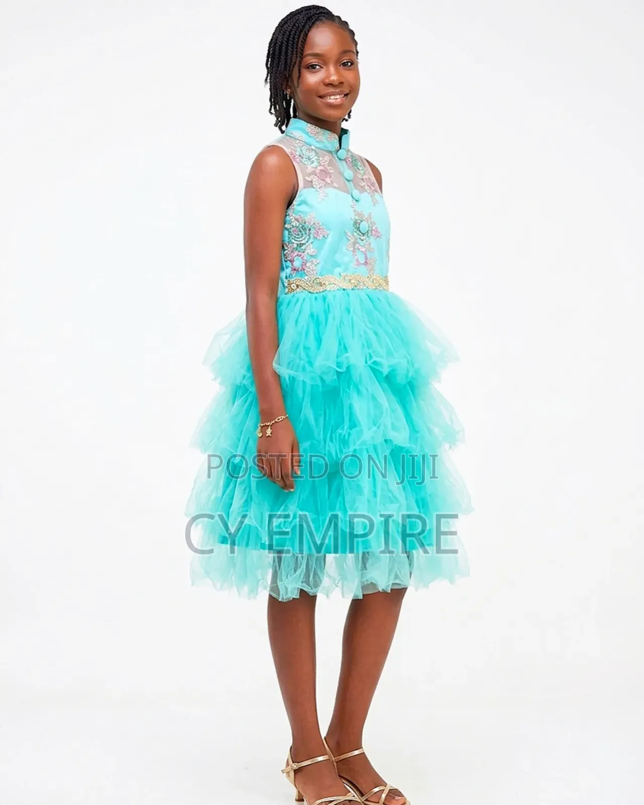 The Ocean Blossom Party Dress
