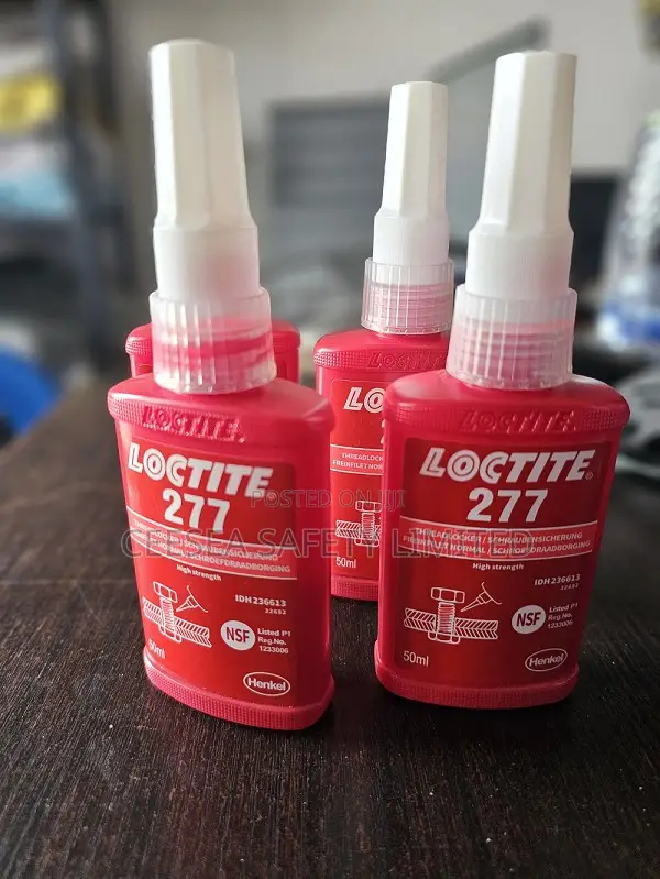 Loctite 277 Acrylic Anaerobic Threadlocker Red 50ml