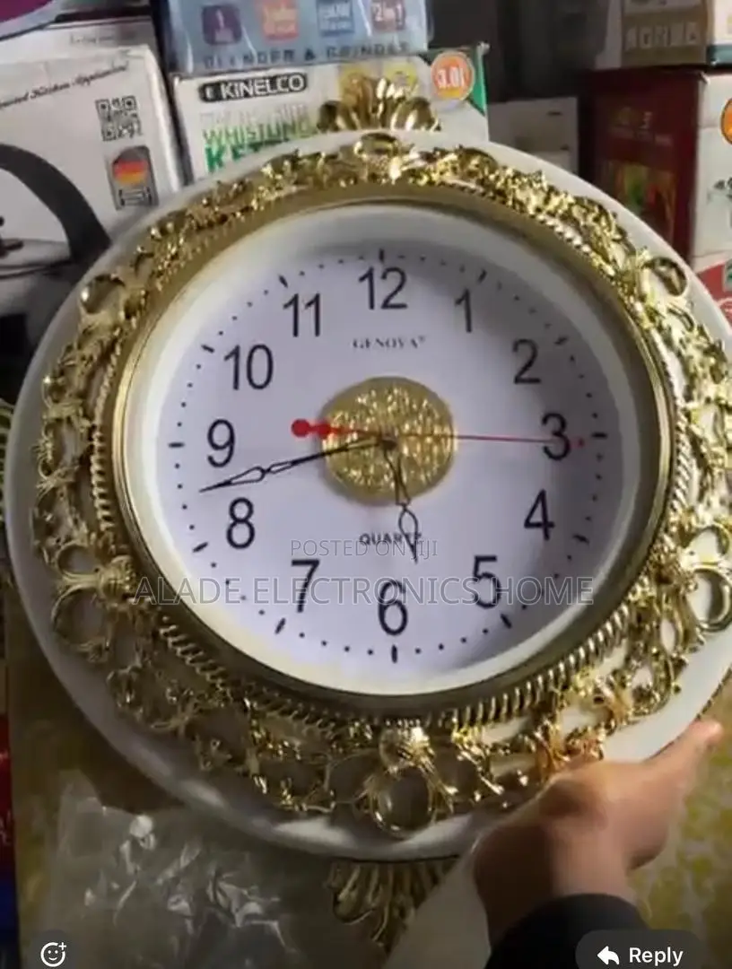 Original Genova Wall Clock . 10yrs Warranty