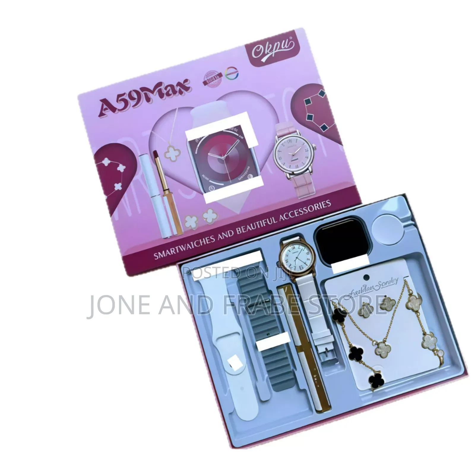 A59 Max Plus Smartwatch and Accessories