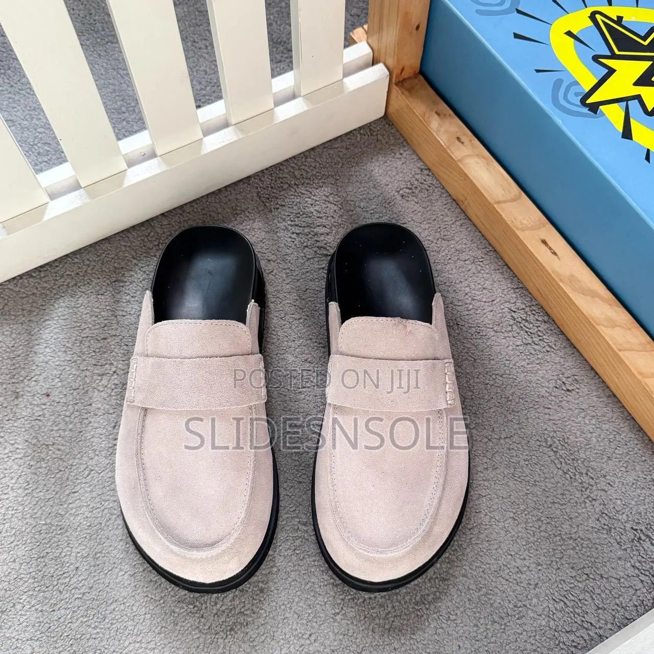 Noirflex Suede Mules