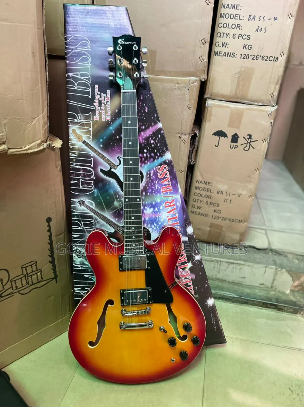Gibson Semi Hollow Body Jazz Electric Lead Guitar