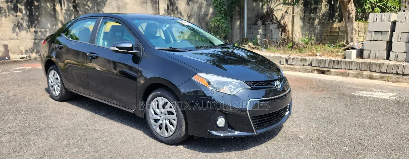 Toyota Corolla S 4dr Sedan (1.8L 4cyl CVT) 2015 Black