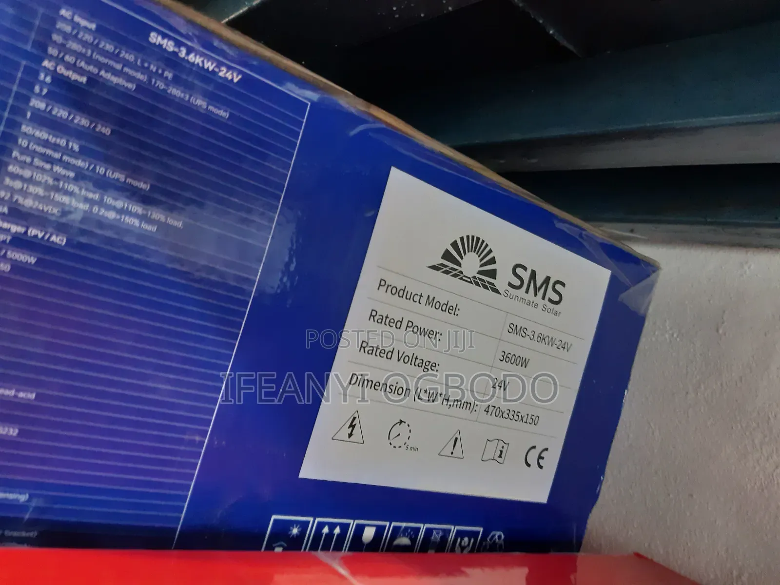 SMS Solar Inverter 3.6kva 24v Hybrid