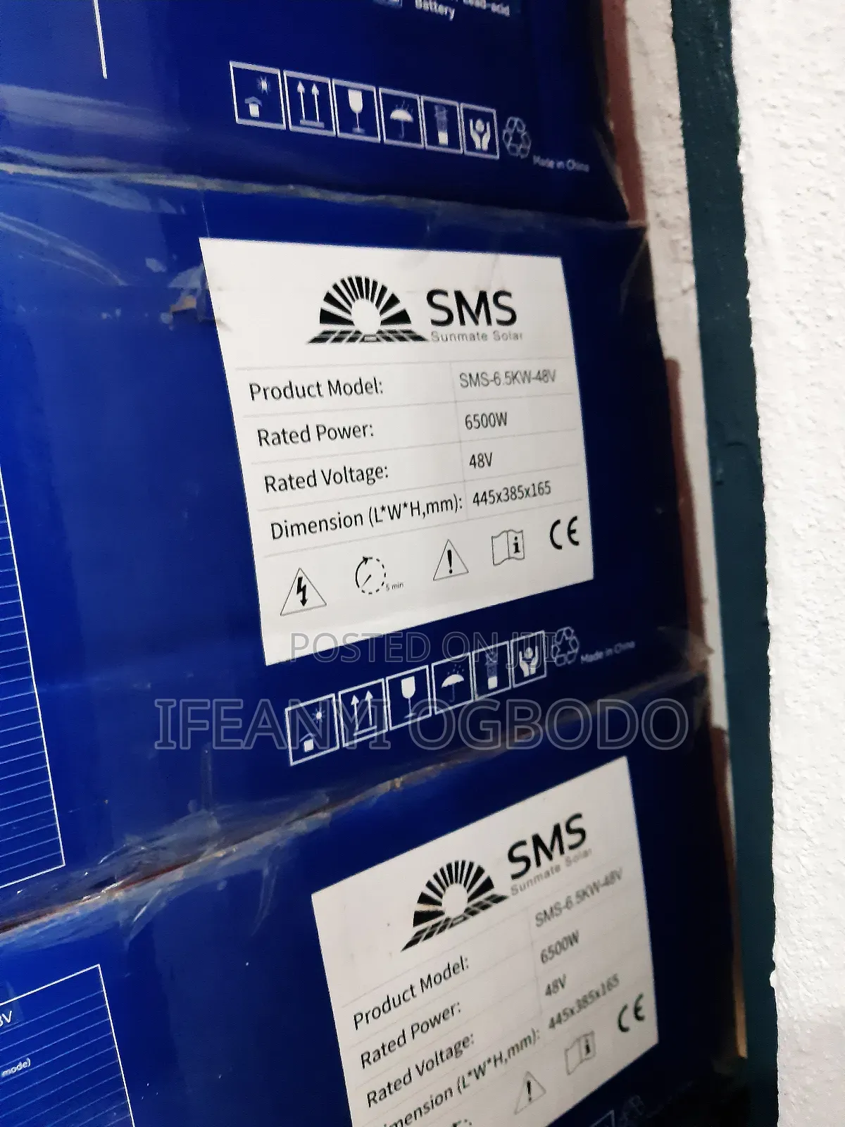 SMS Solar Inverter 6.5kva 48v Hybrid