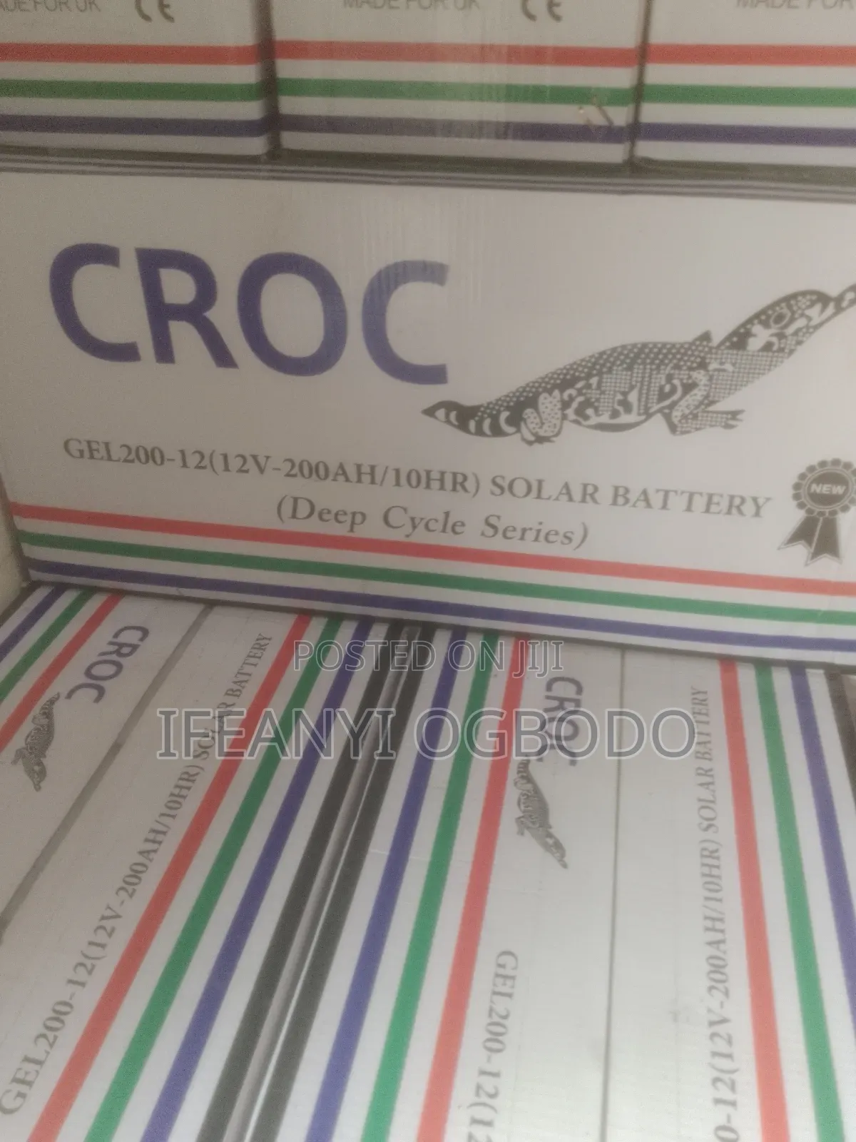 Croc Dry Cell Battery 200ah 12v