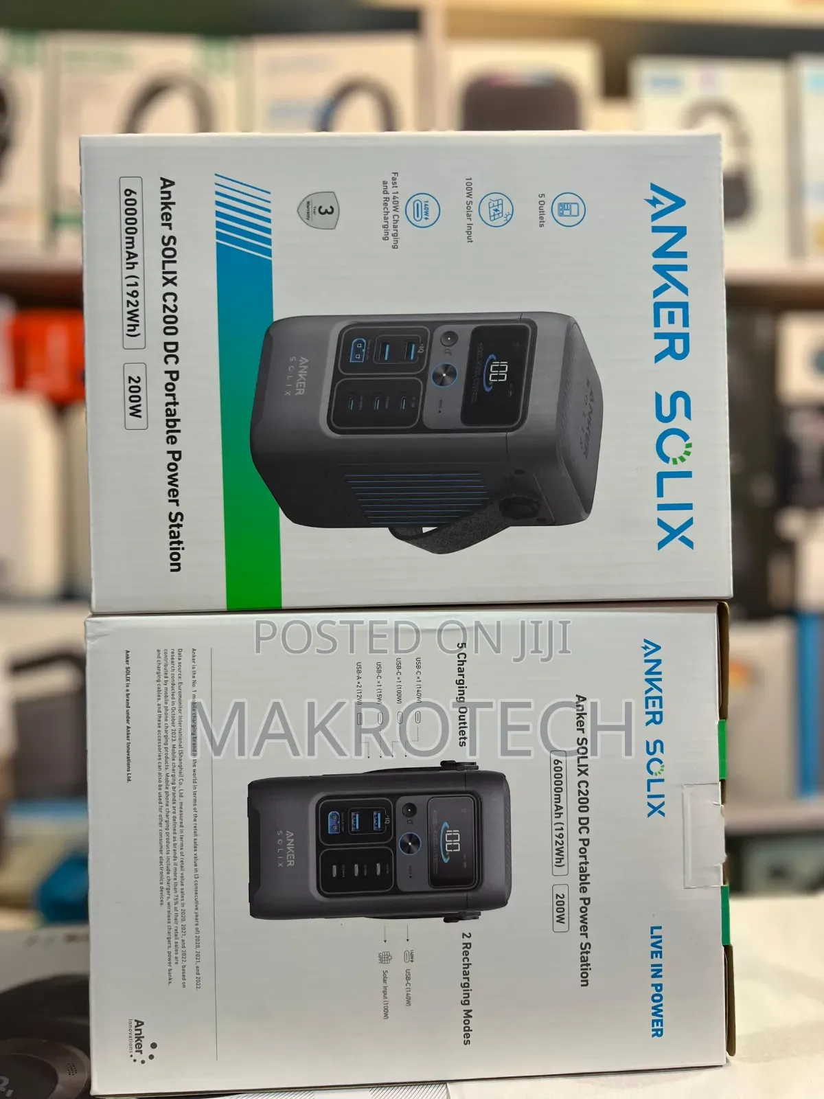 Anker Solix C200 Dc Portable Power Station - 192wh | 200w
