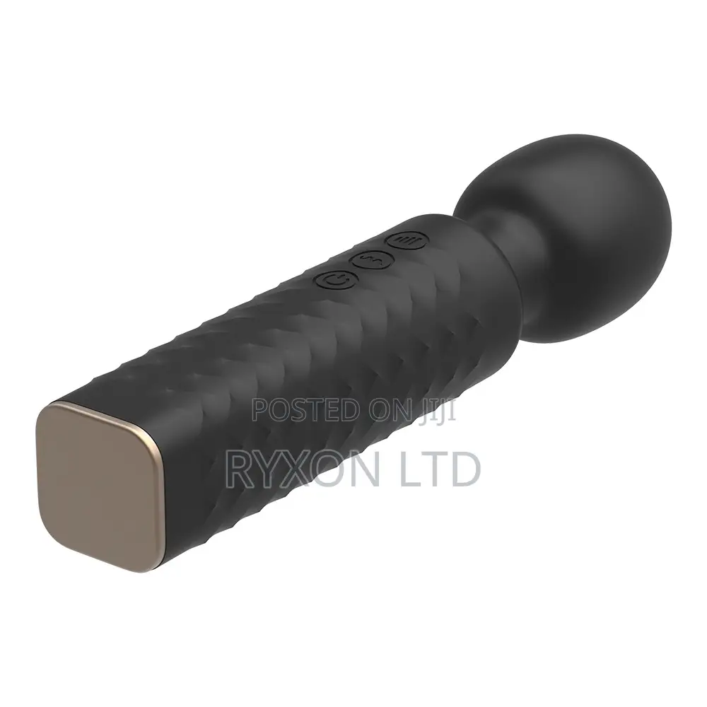 Black Cordless Wand Vibrator