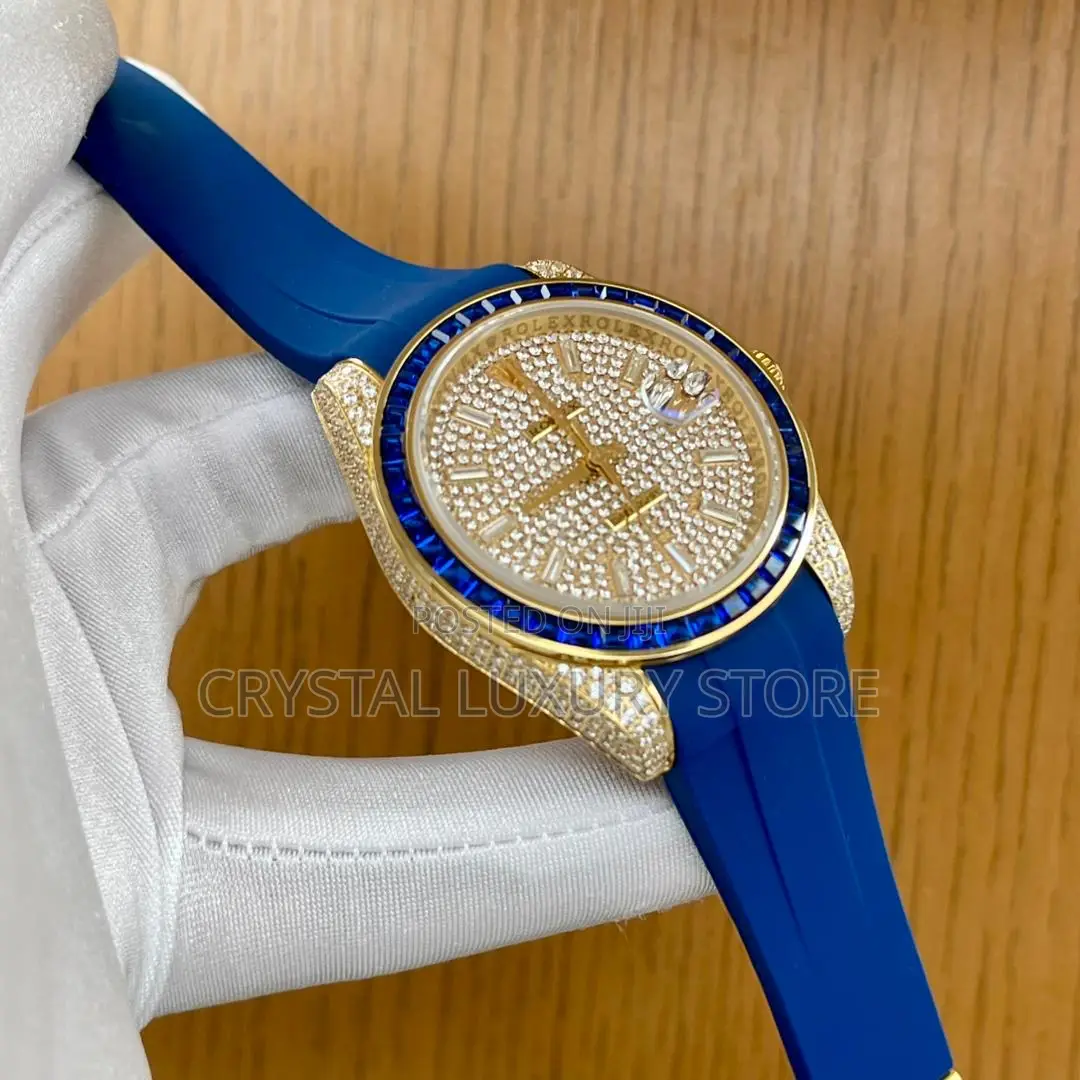 Rolex Quality Luxury Studded Men Automatic Engine Wristwatch