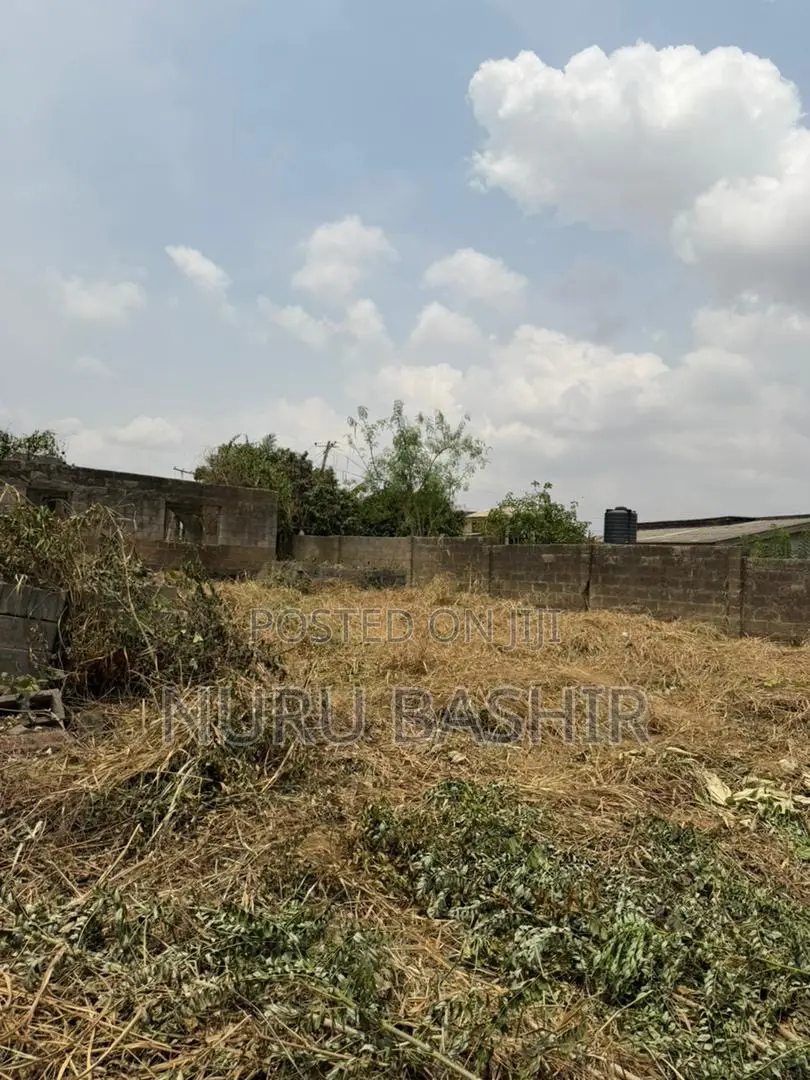 Fenced and Gated 2 Plots of Land With an Uncompleted 4bed Bungalow