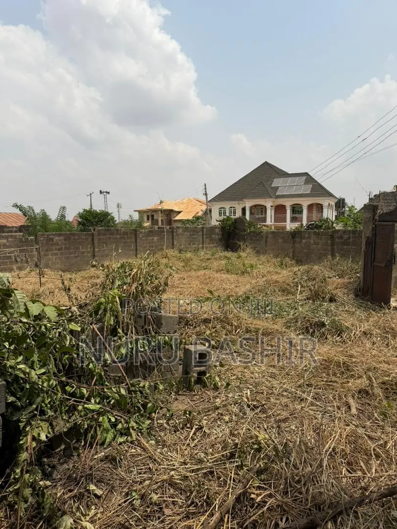 Fenced and Gated 2 Plots of Land With an Uncompleted 4bed Bungalow