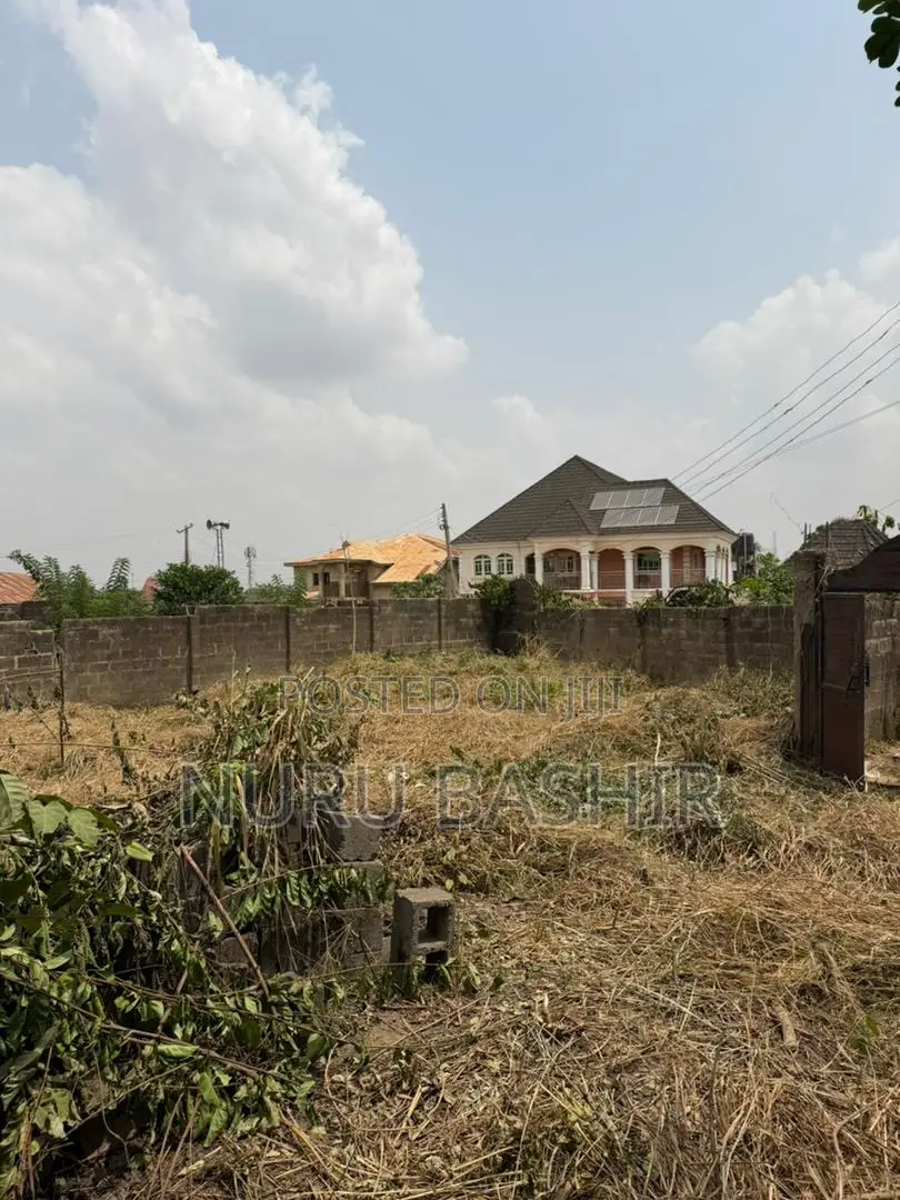 Fenced and Gated 2 Plots of Land With an Uncompleted 4bed Bungalow