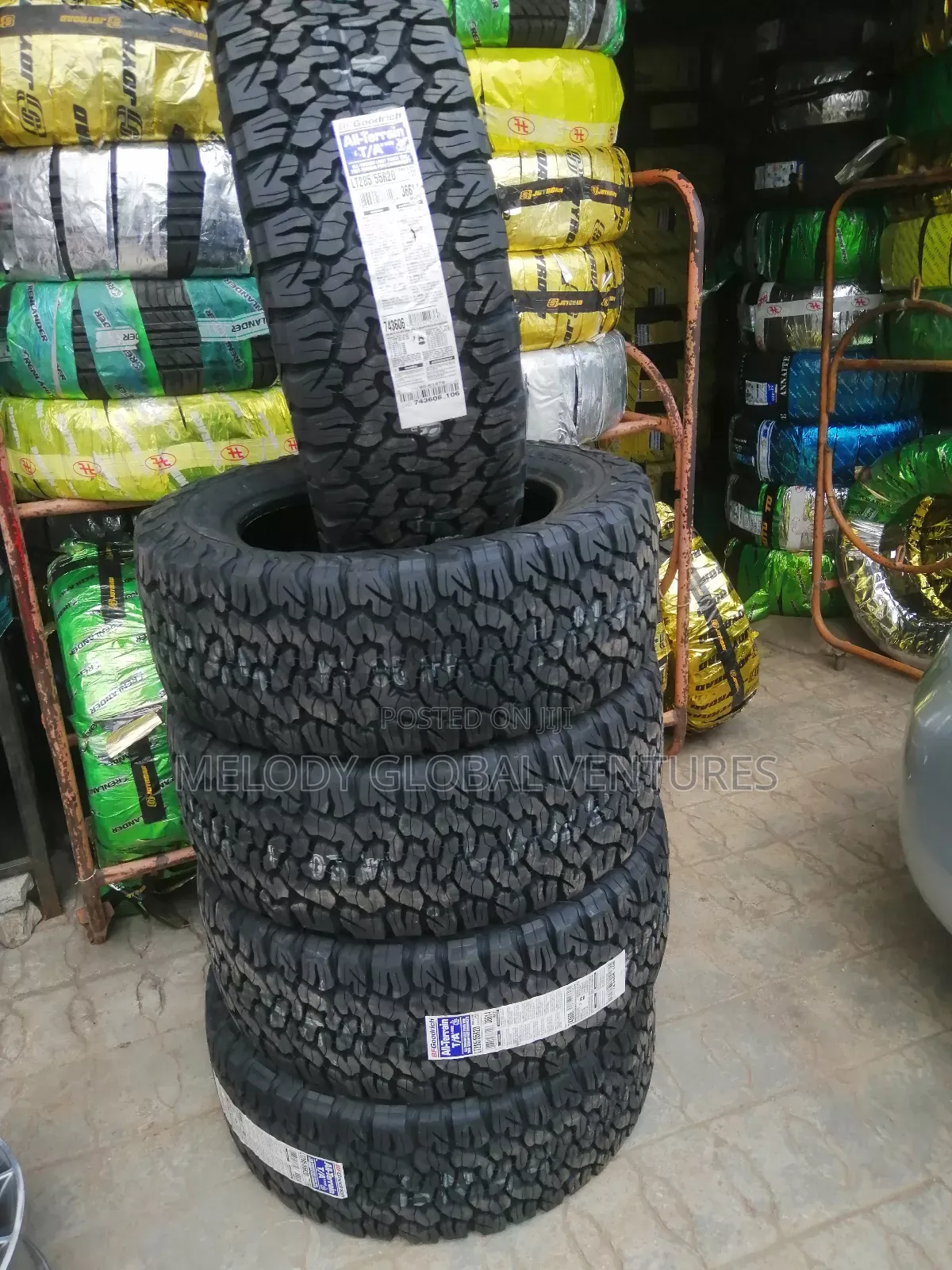 285/55r20 B F Goodrich Tyres, Made in Usa