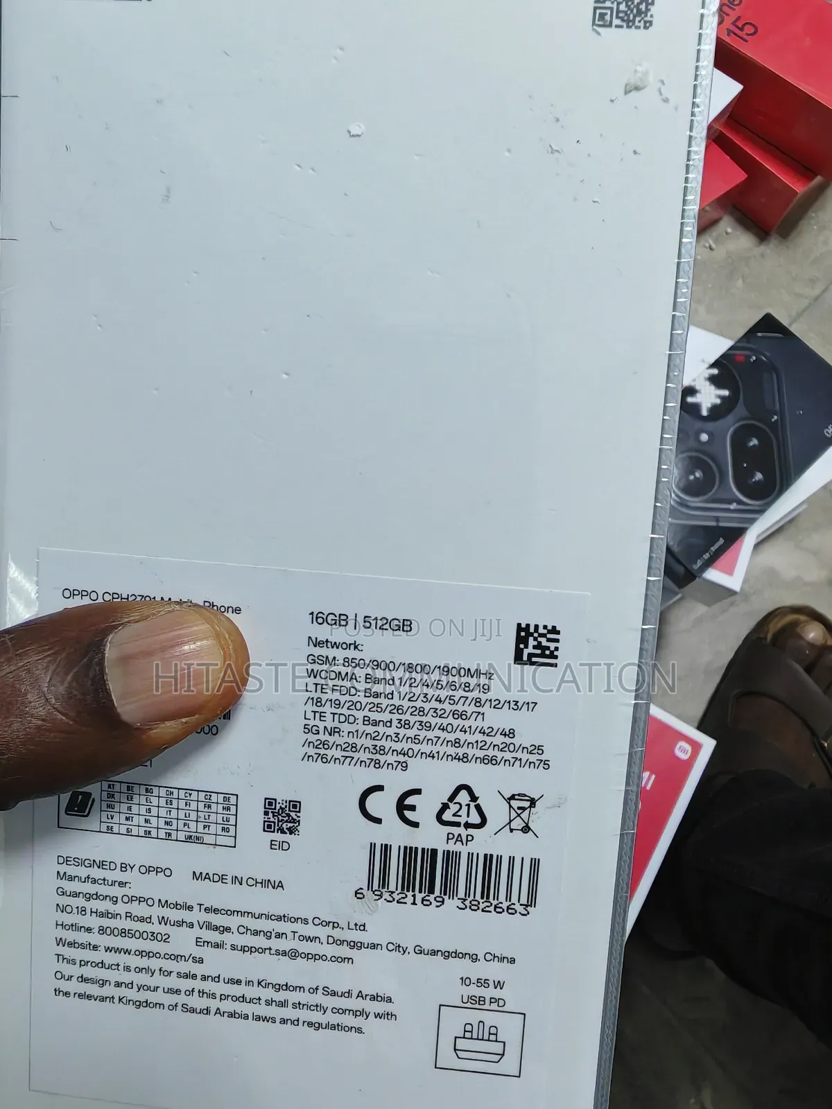 New Oppo Find X9 Pro 512 GB Black