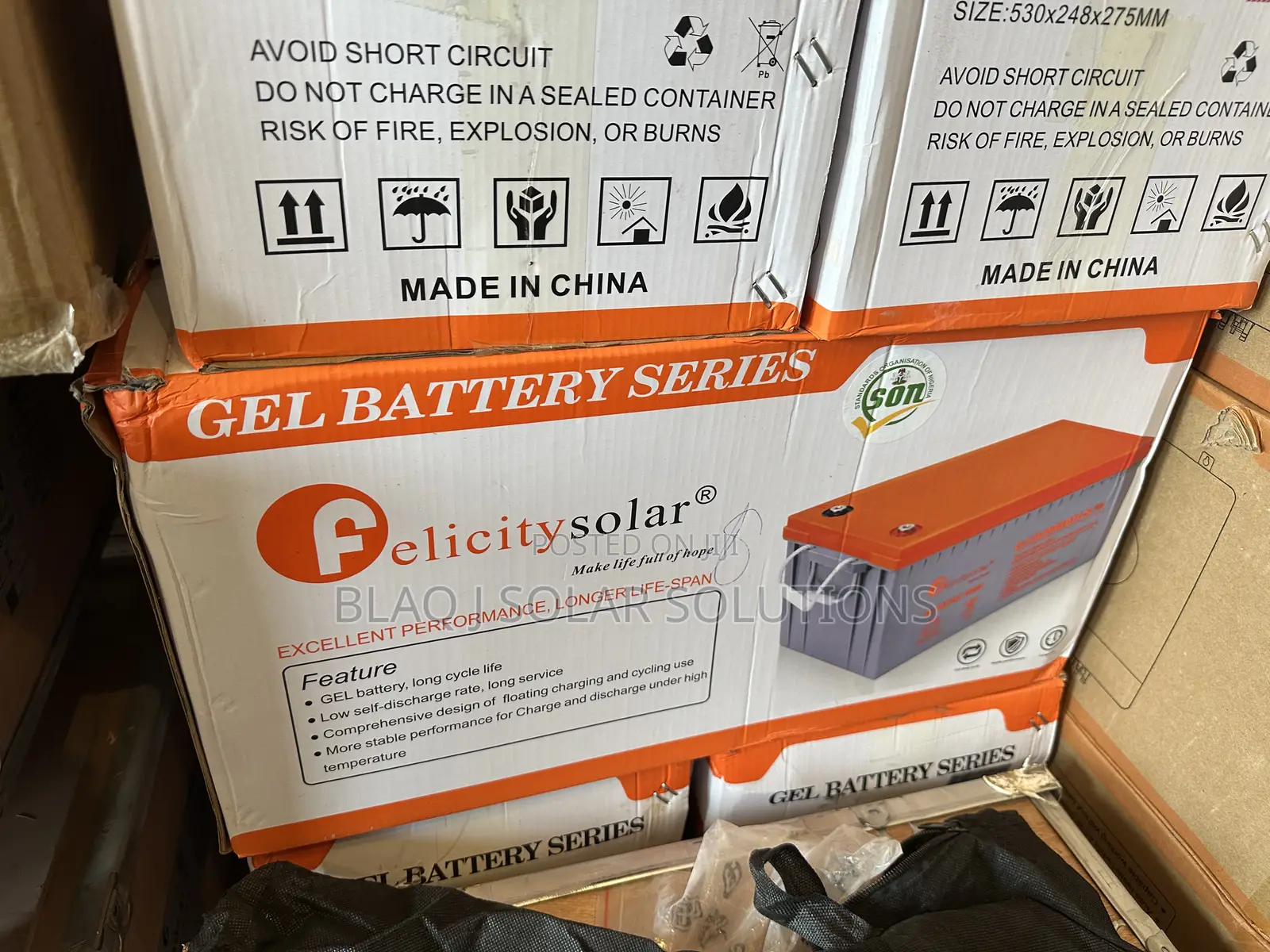 Felicity Gel Battery 200ah