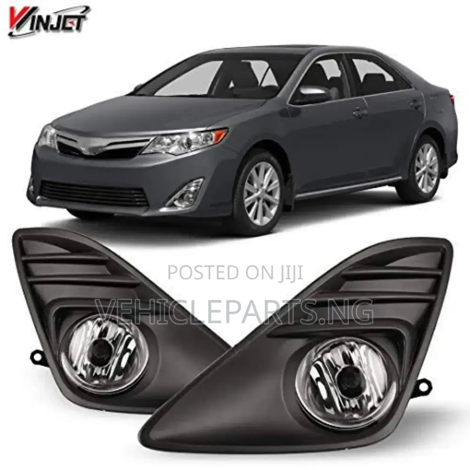 Fog Lights+Cover Toyota Camry 2012-2014