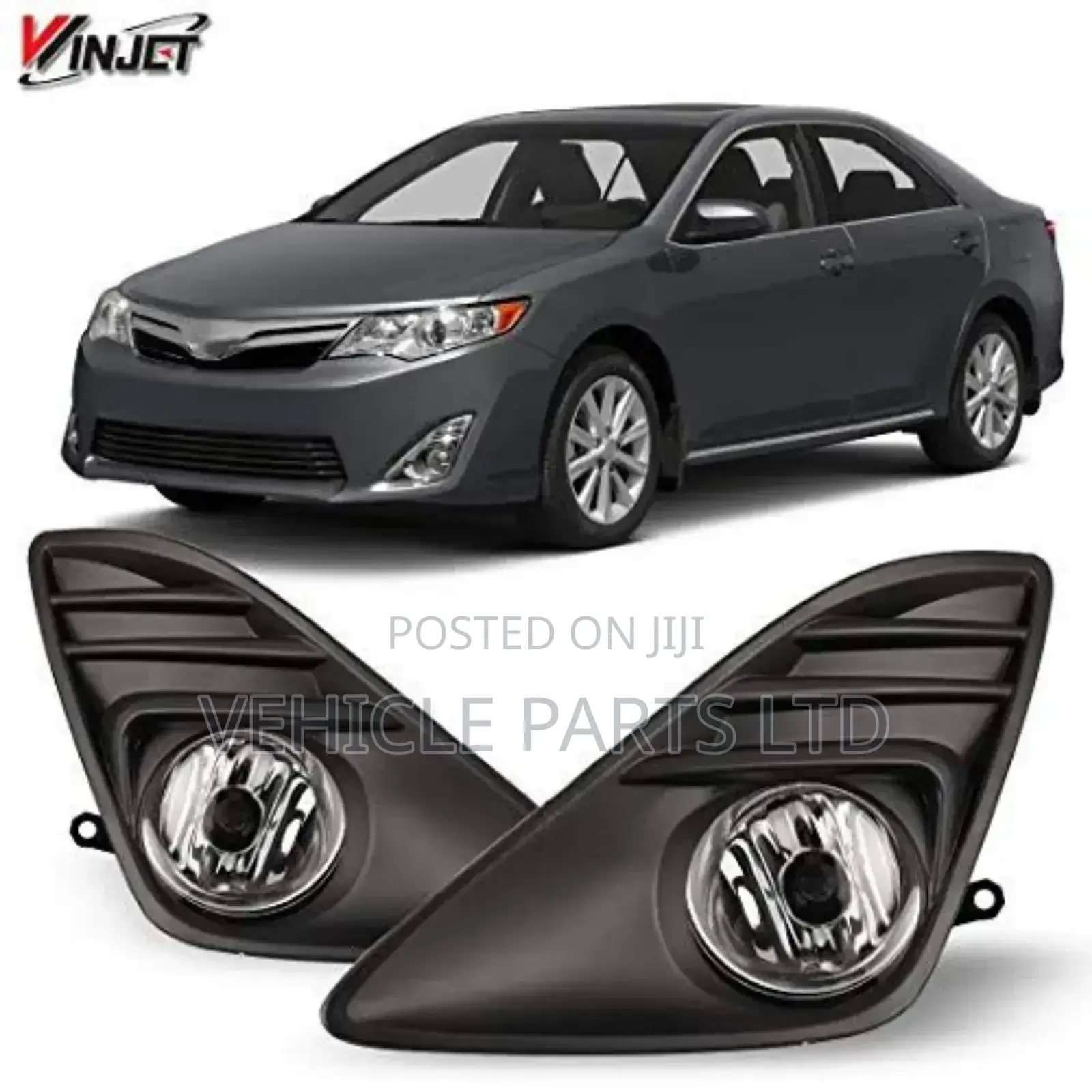 Fog Lights+Cover Toyota Camry 2012-2014