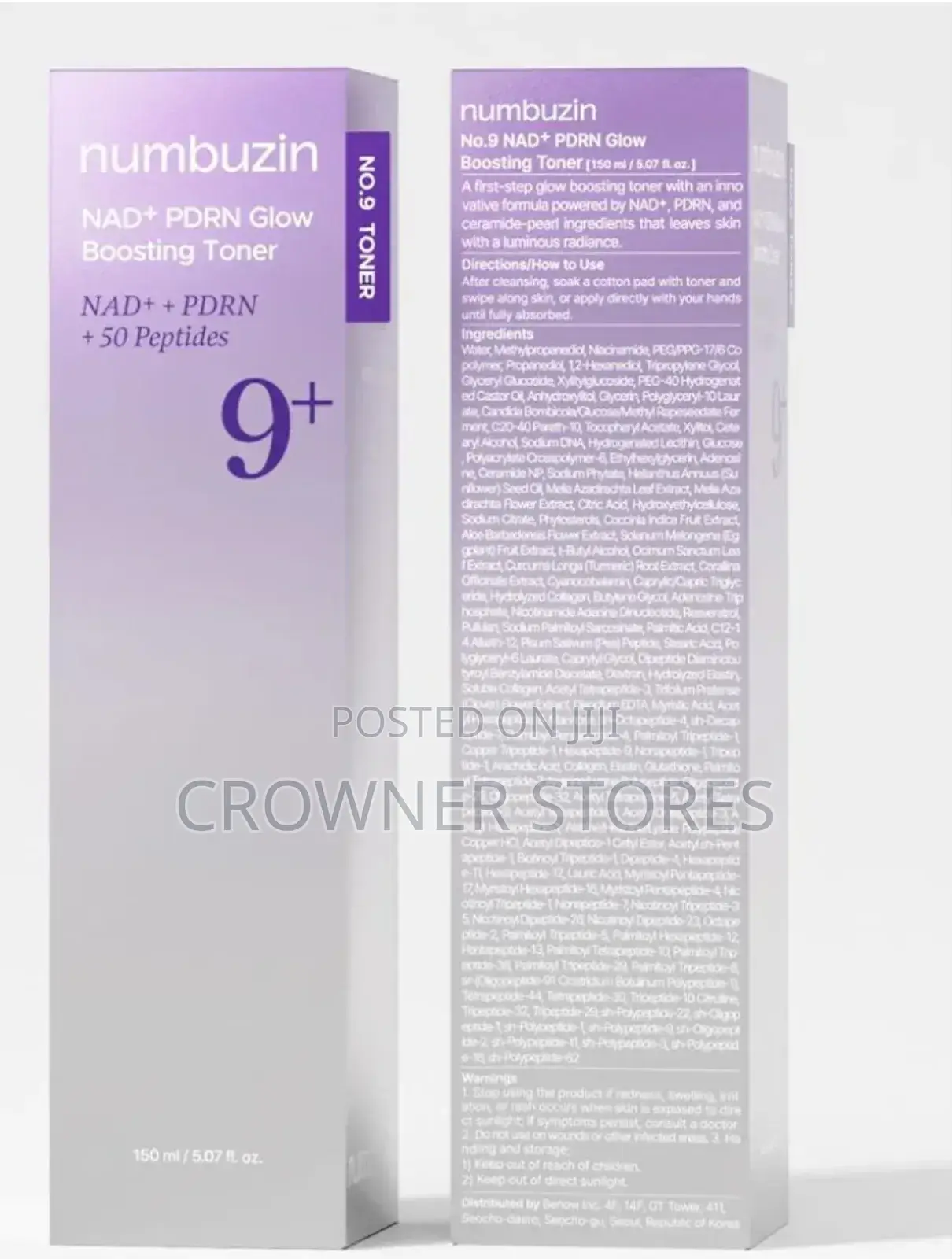 Numbuzin No.9 Nad + PDRN Glow Boosting Toner