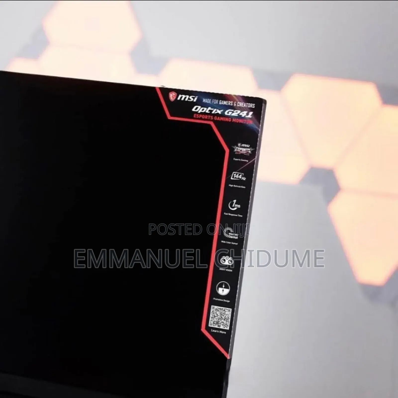 24 Inches Msi Gaming Monitor 144hz