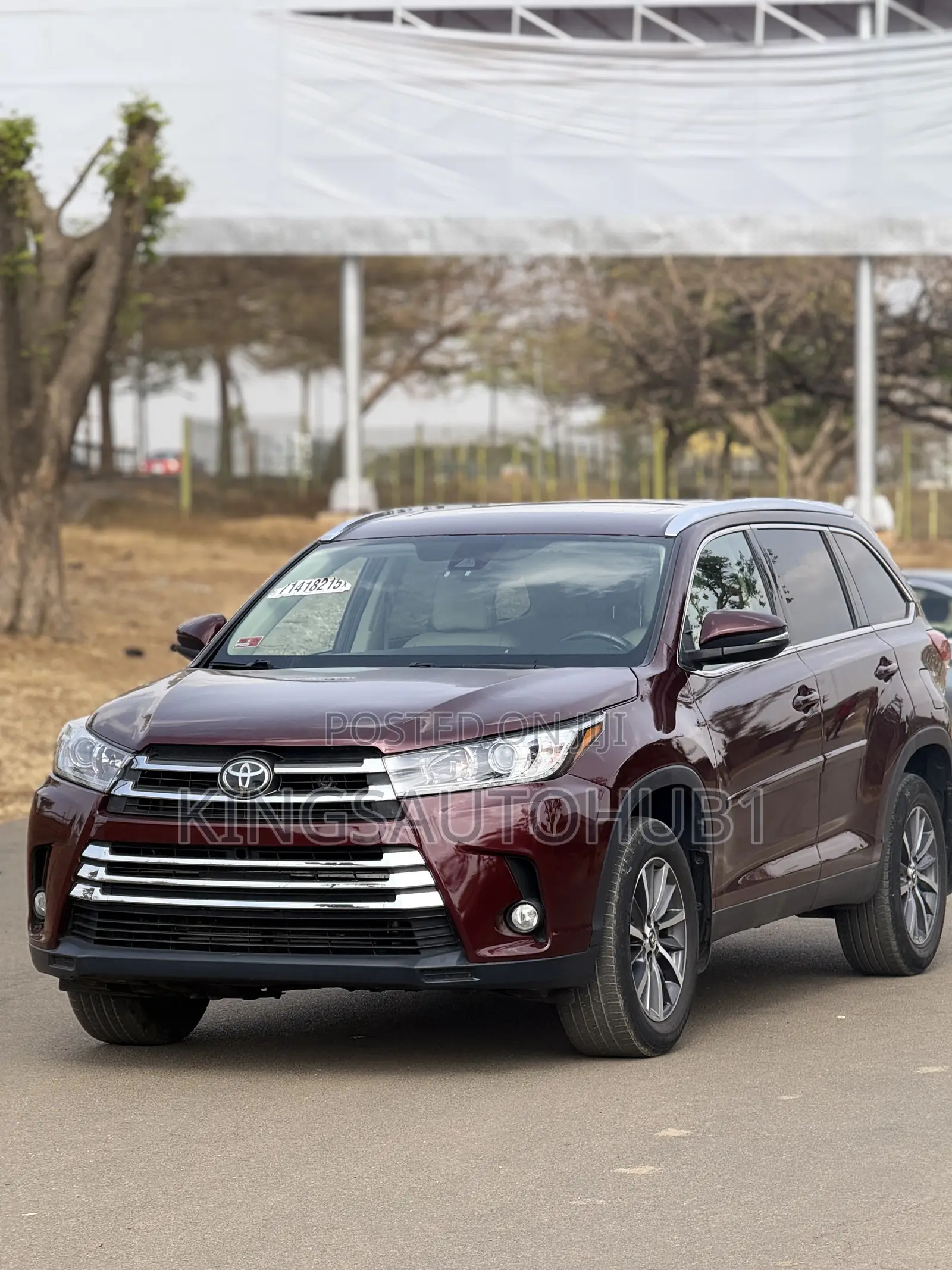 Toyota Highlander XLE 2019 Burgundy