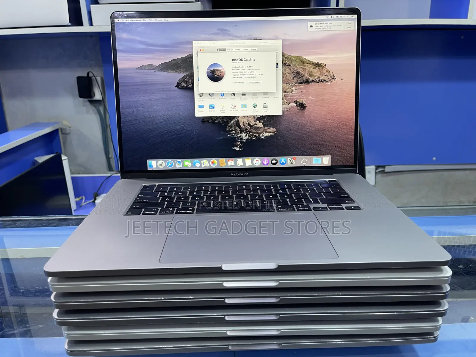 Laptop Apple MacBook Pro 2019 16GB Intel Core i7 SSD 512GB
