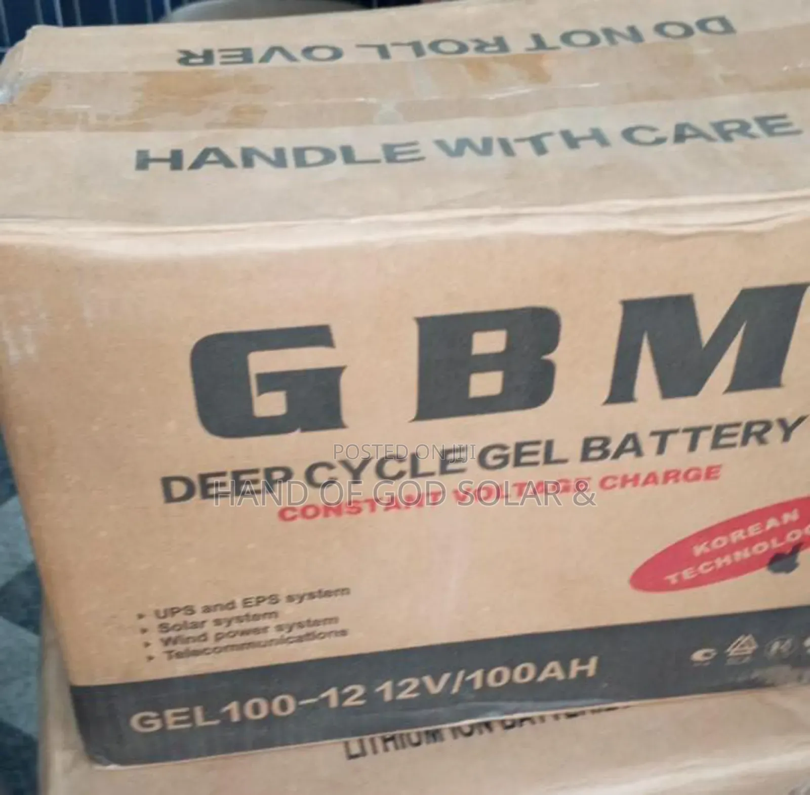 GBM Battery 100ah