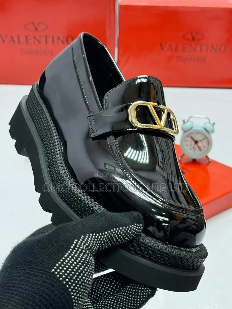 Valentino Patent Leather Men Oxford Shoes – Fully Boxed