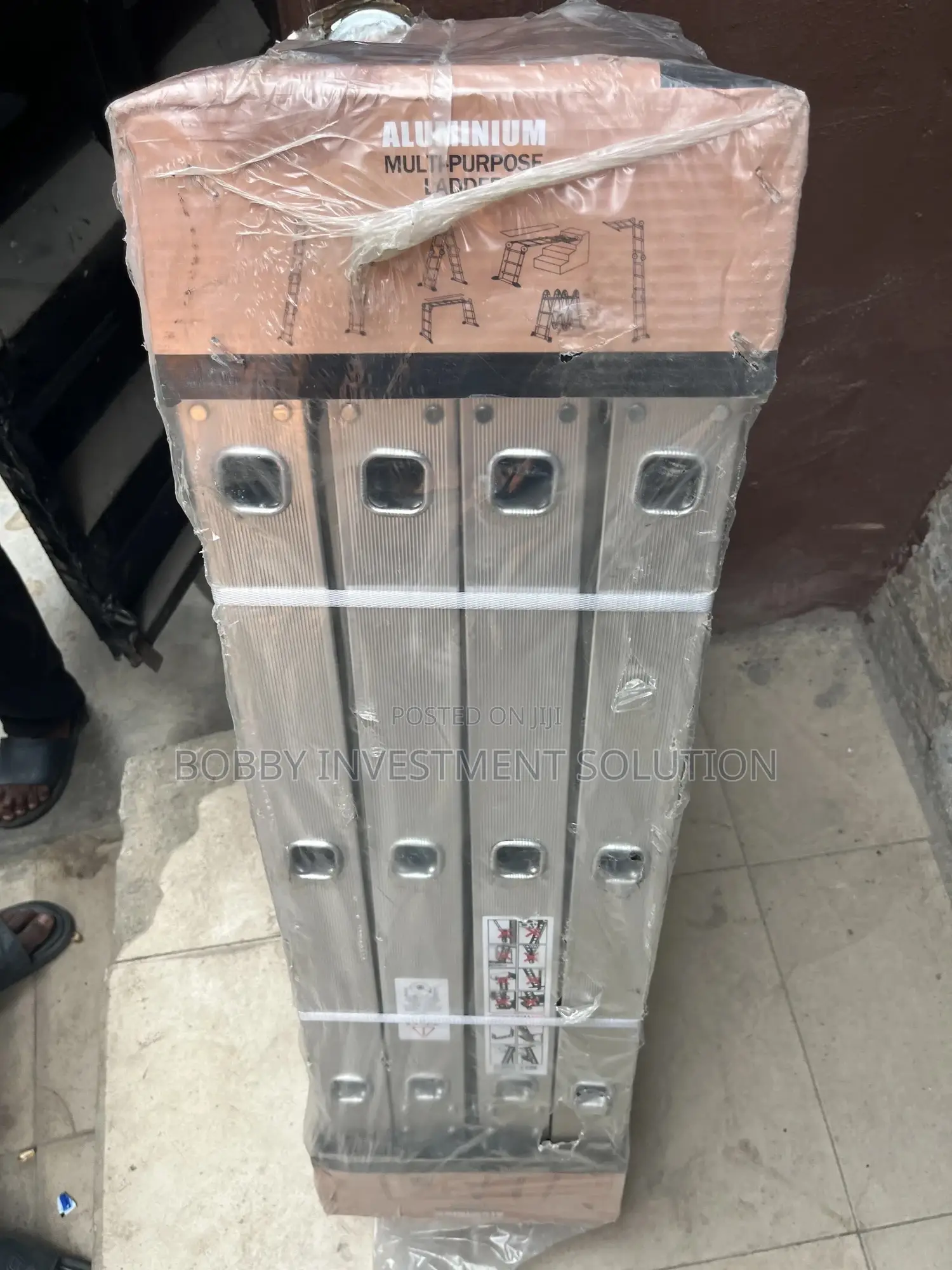 Multipurpose Ladder 4*3 Aluminium 4” in 1