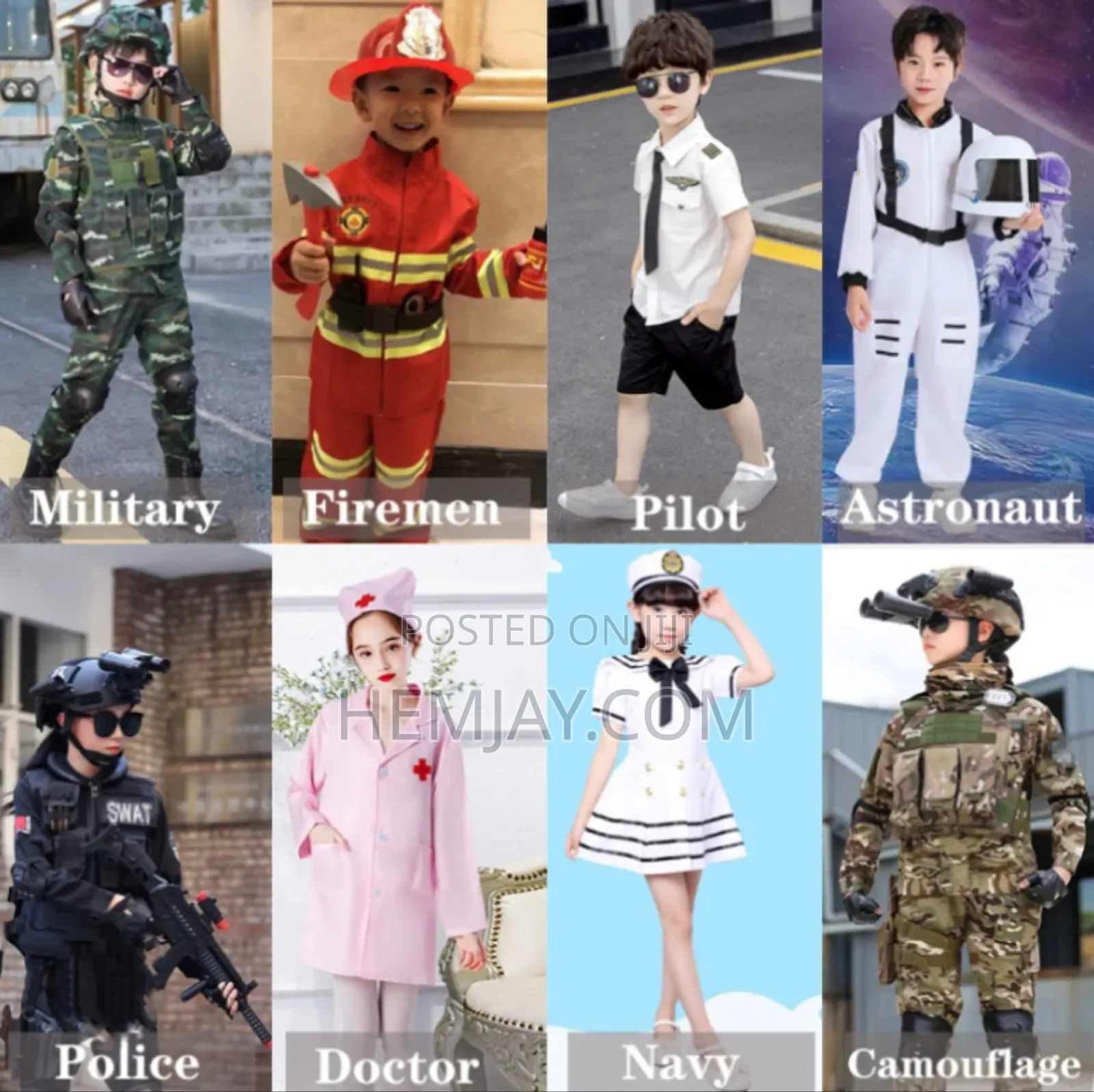 Children Constume for Career Day "Available for Different Profession"